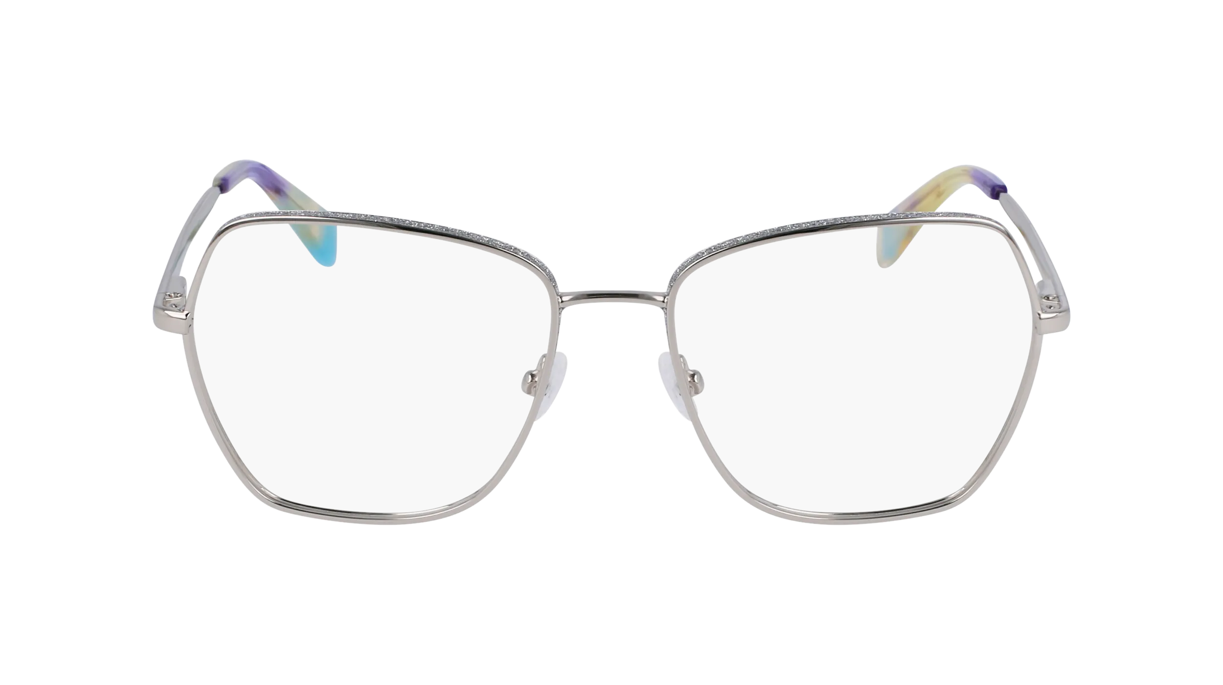 Liu Jo LJ2172 040 Montature da vista Metallo Argento Geometrica Normale Normale - immagine 2