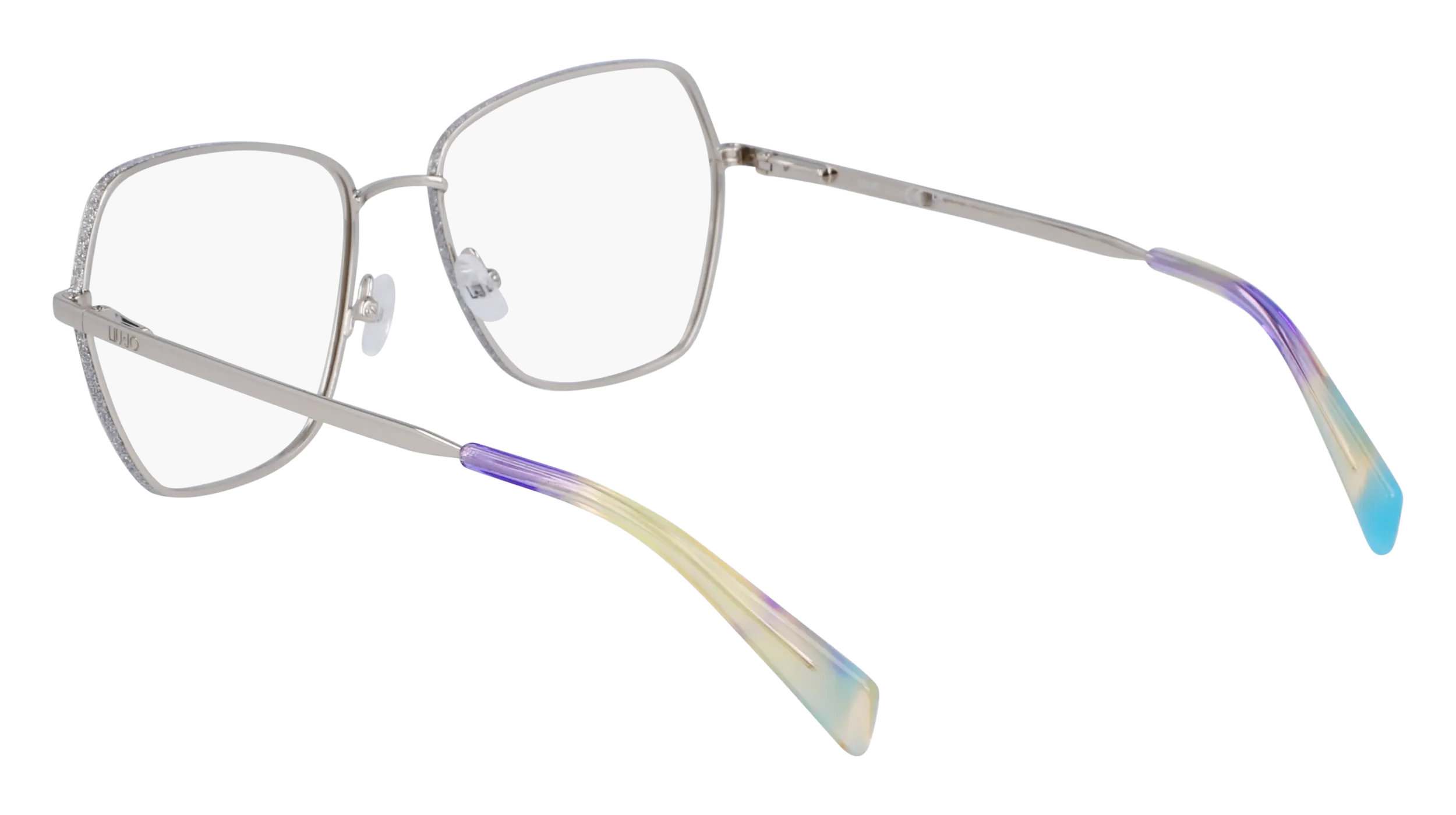 Liu Jo LJ2172 040 Montature da vista Metallo Argento Geometrica Normale Normale - immagine 3