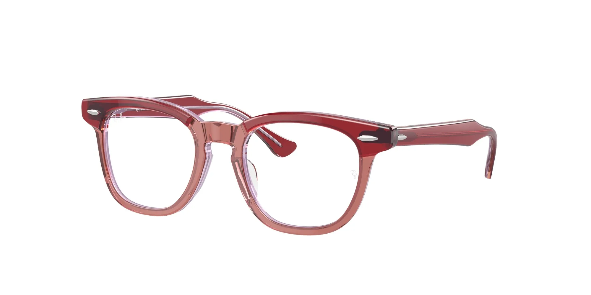 Ray - Ban RY9098V 3960 Montature da vista Acetato Rosso Squadrata - immagine 1