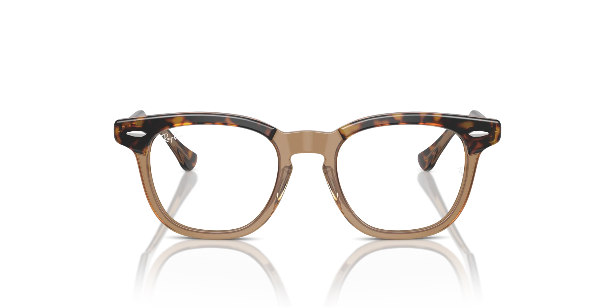 Ray - Ban RY9098V 3958 Montature da vista Acetato Marrone Squadrata - immagine 3