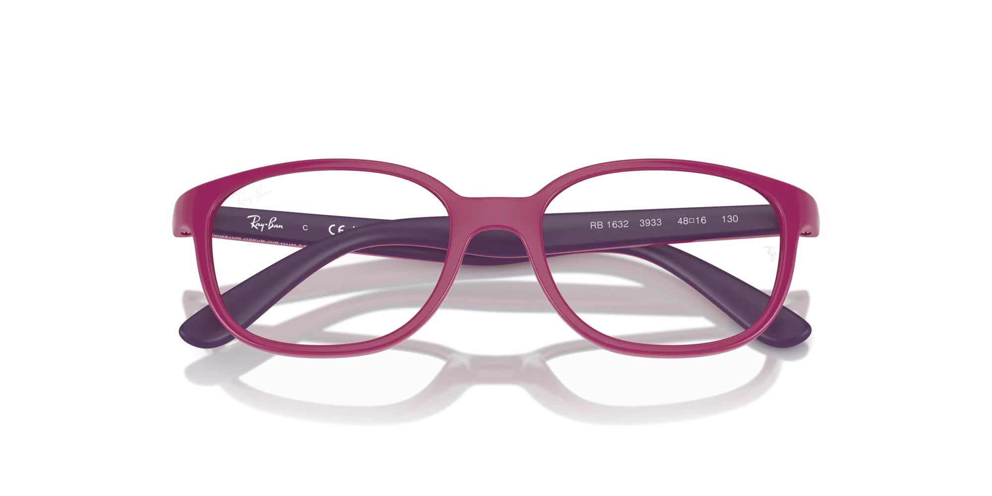 Ray - Ban RY1632 3933 Montature da vista Acetato Fucsia Pantos - immagine 2