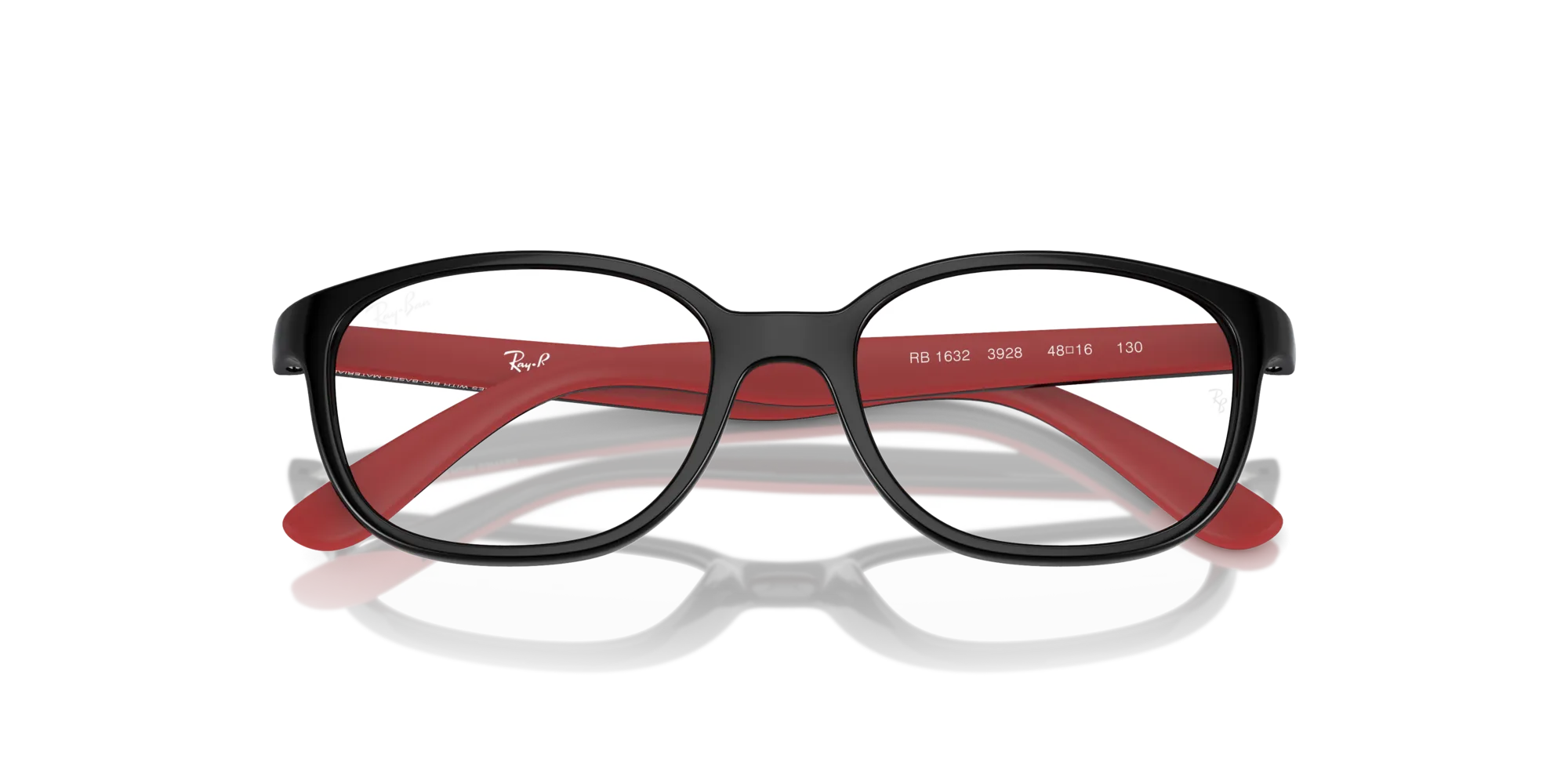 Ray - Ban RY1632 3928 Montature da vista Acetato Nero Pantos - immagine 2