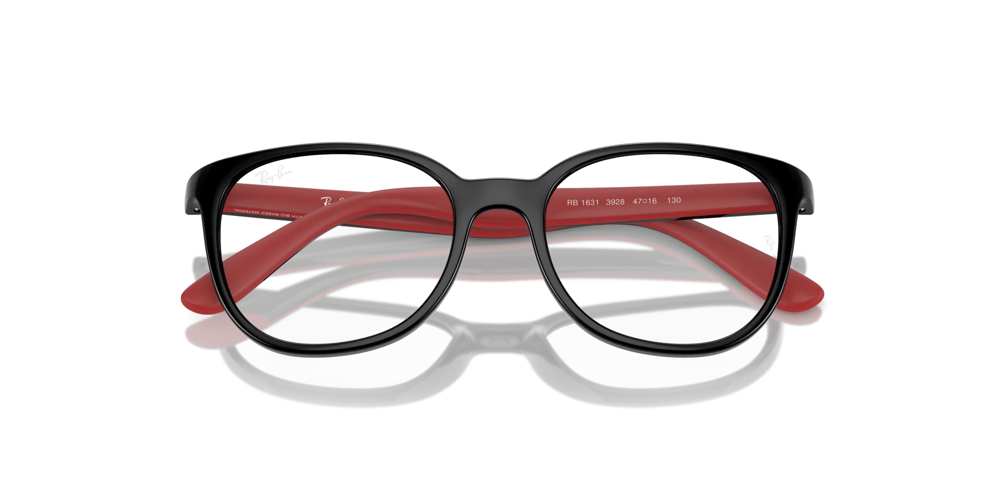Ray - Ban RY1631 3928 Montature da vista Iniettato Nero Pantos - immagine 2