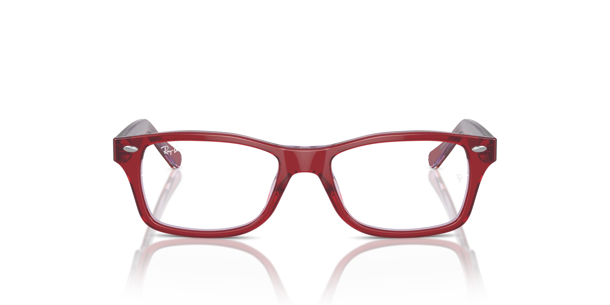 Ray - Ban RY1531 3960 Montature da vista Plastica Rosso Squadrata - immagine 3