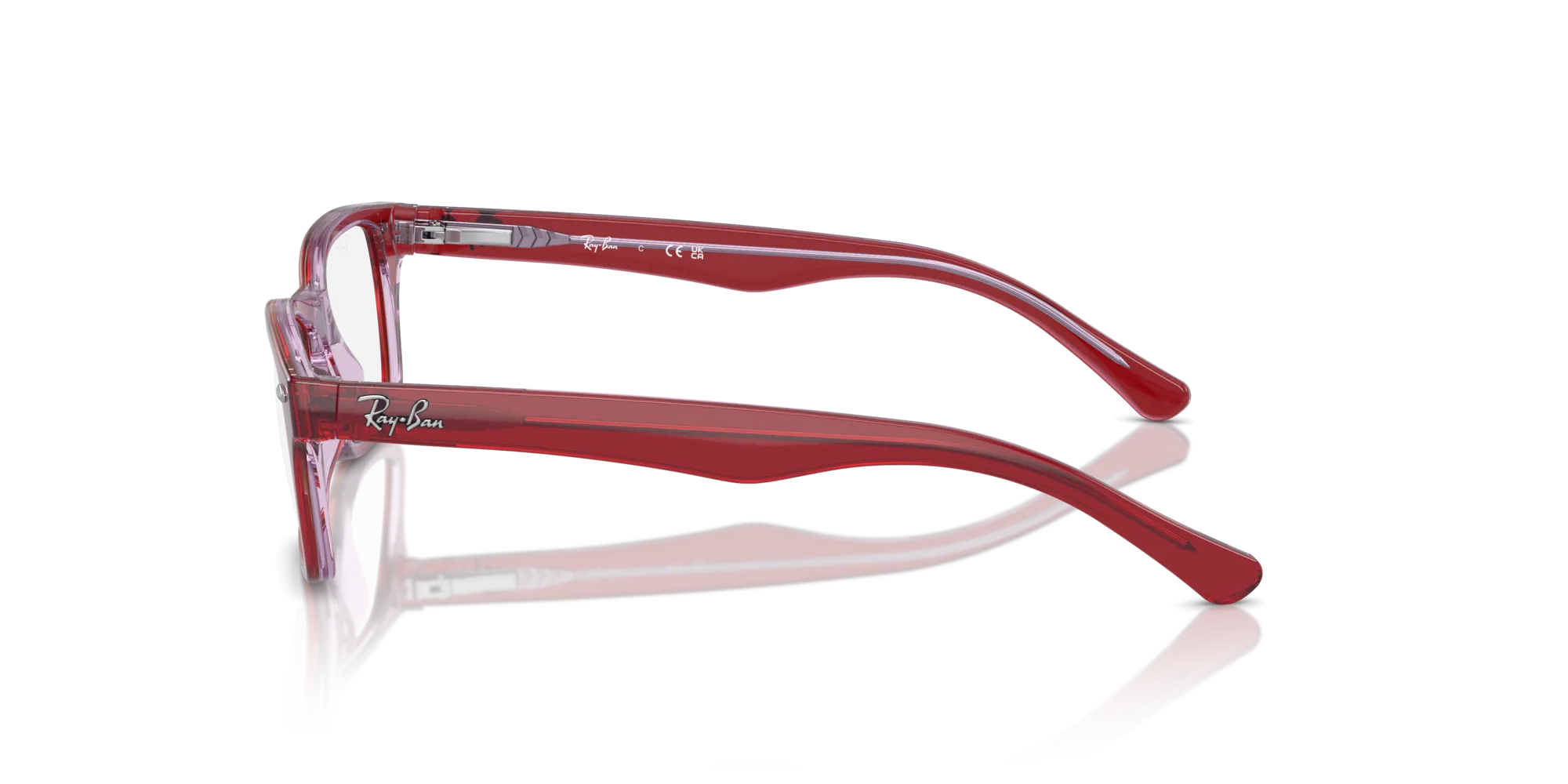 Ray - Ban RY1531 3960 Montature da vista Plastica Rosso Squadrata - immagine 4