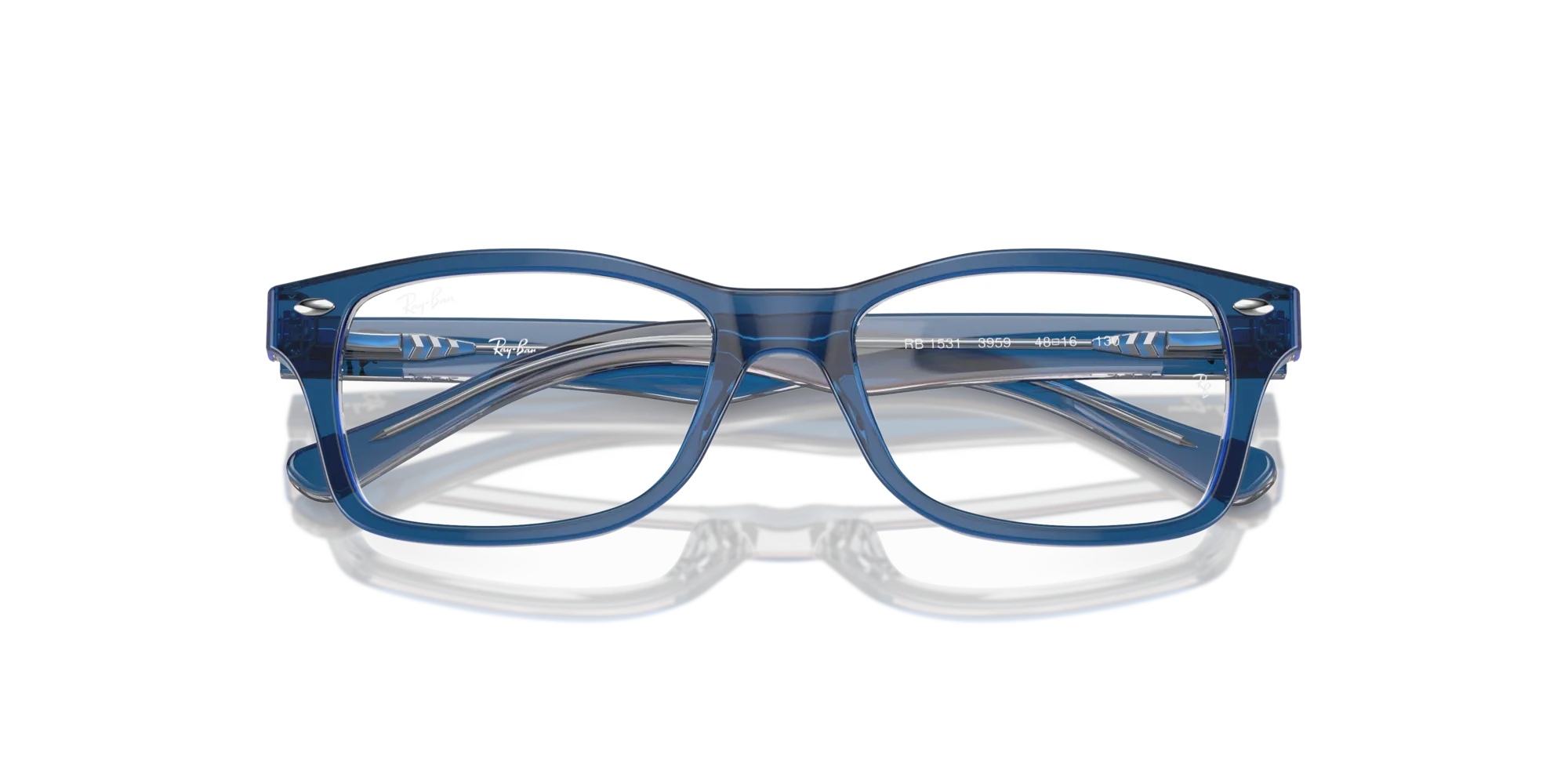 Ray - Ban RY1531 3959 Montature da vista Plastica Blu Squadrata - immagine 2