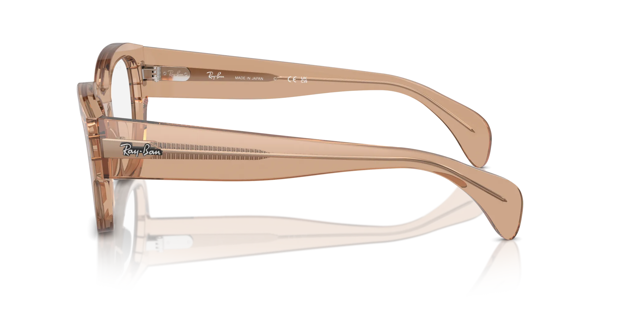 Ray - Ban RX7681V JORGE 8353 Montature da vista Acetato Marrone Trasparente Squadrata Normale - immagine 4