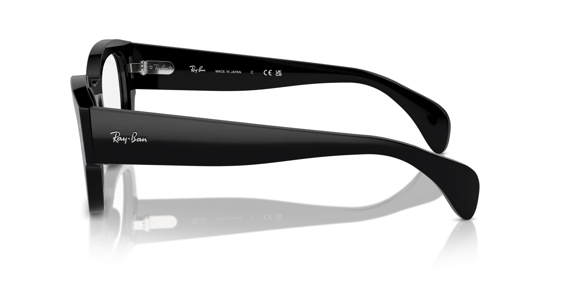 Ray - Ban RX7681V JORGE 2000 Montature da vista Acetato Nero Trasparente Squadrata Normale - immagine 4