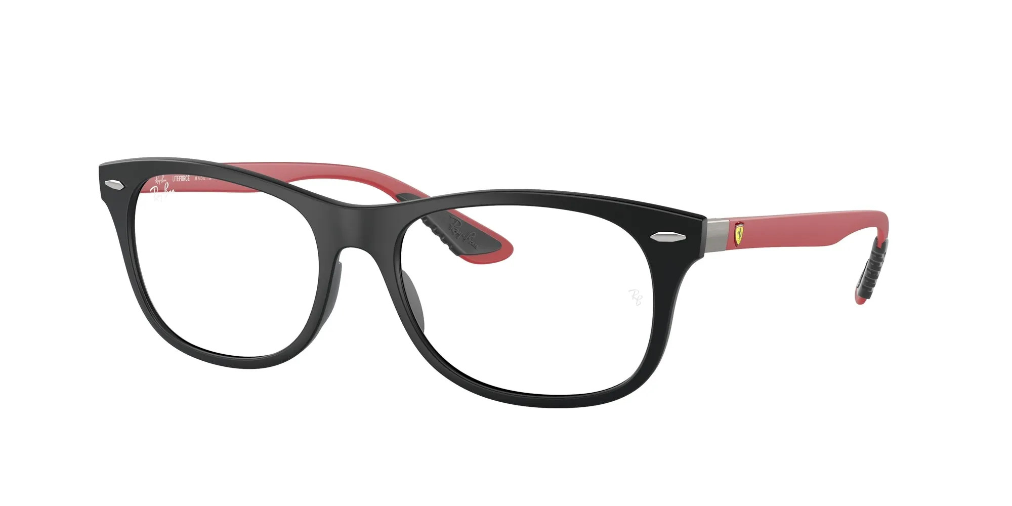 Ray - Ban RX7307M F700 Montature da vista Peek Nero Trasparente Squadrata Normale - immagine 1