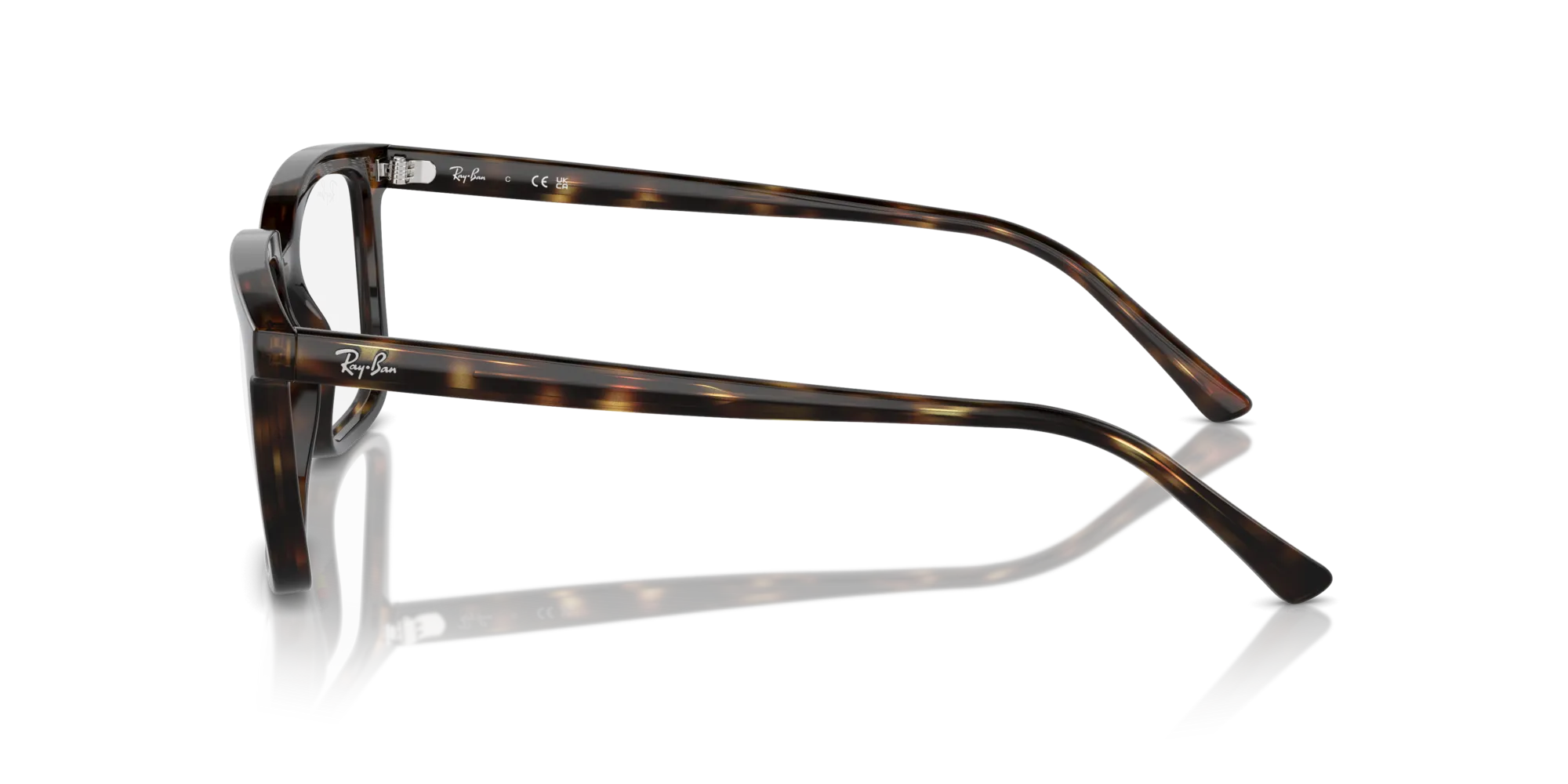 Ray - Ban RX7239 ALAIN 2012 Montature da vista Acetato Tartaruga Trasparente Squadrata Normale - immagine 4