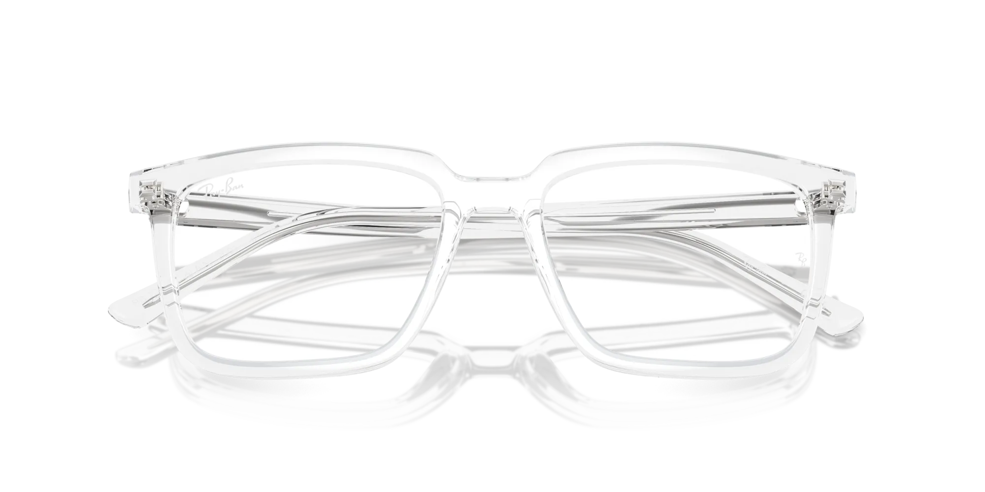Ray - Ban RX7239 ALAIN 2001 Montature da vista Acetato Trasparente Trasparente Squadrata Normale - immagine 2