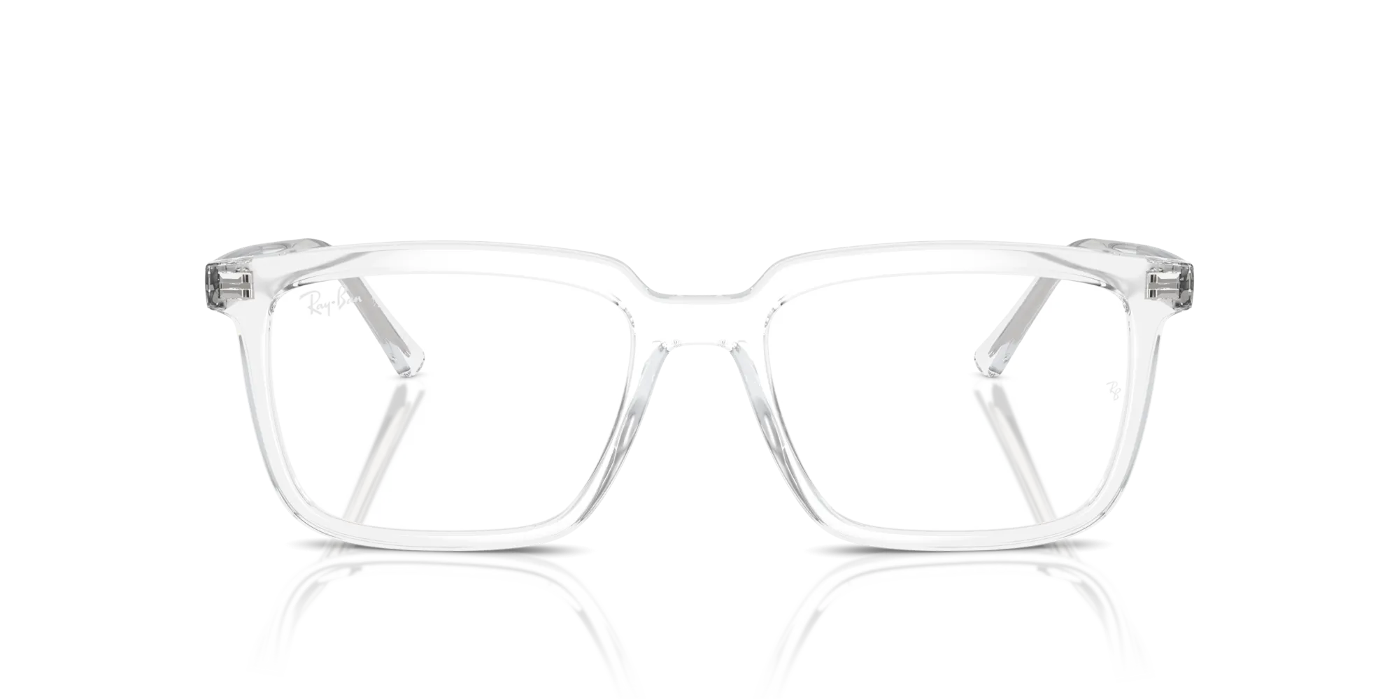 Ray - Ban RX7239 ALAIN 2001 Montature da vista Acetato Trasparente Trasparente Squadrata Normale - immagine 3
