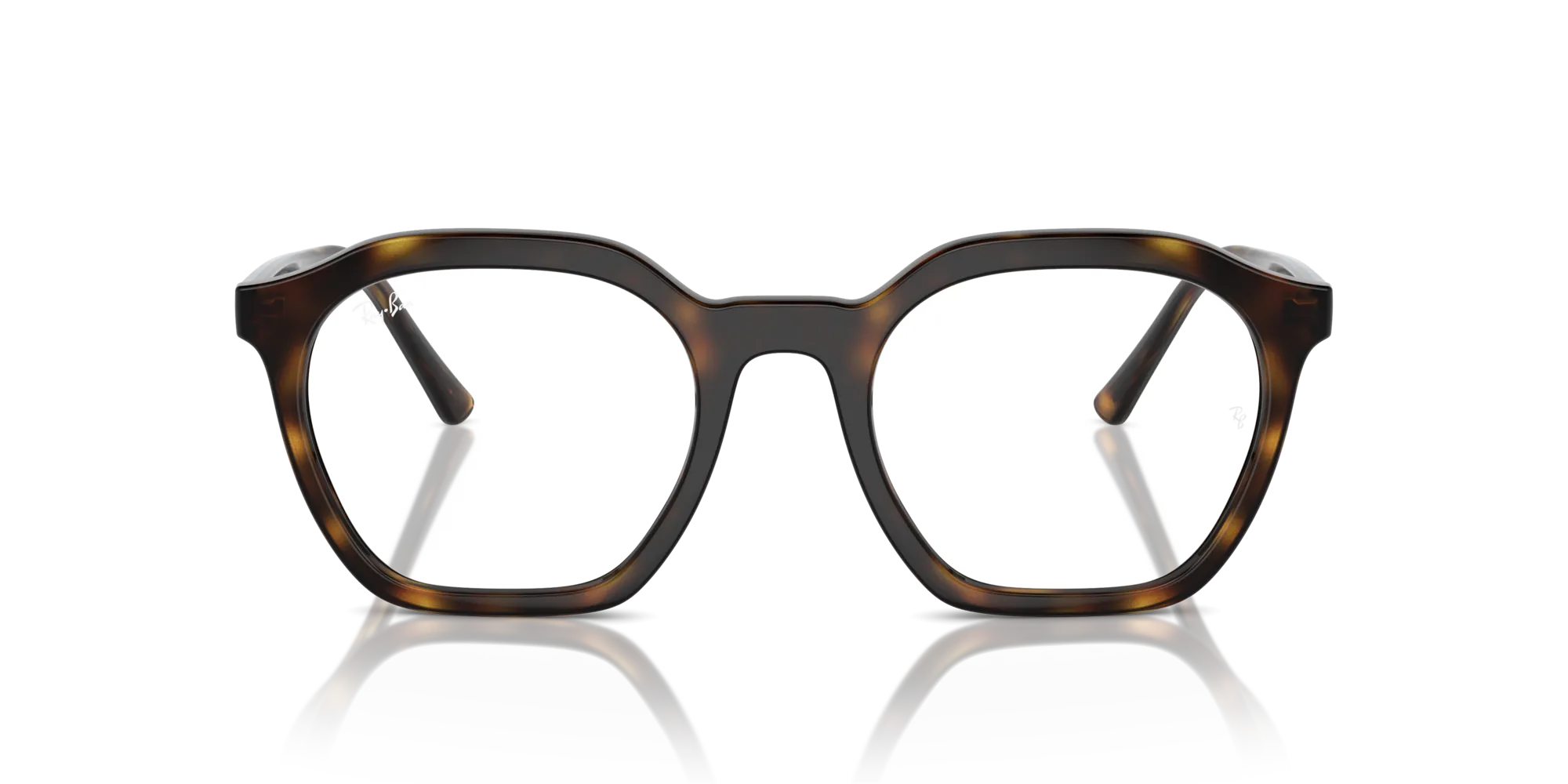 Ray - Ban RX7238 ALICE 2012 Montature da vista Acetato Tartaruga Trasparente Geometrica Normale - immagine 3
