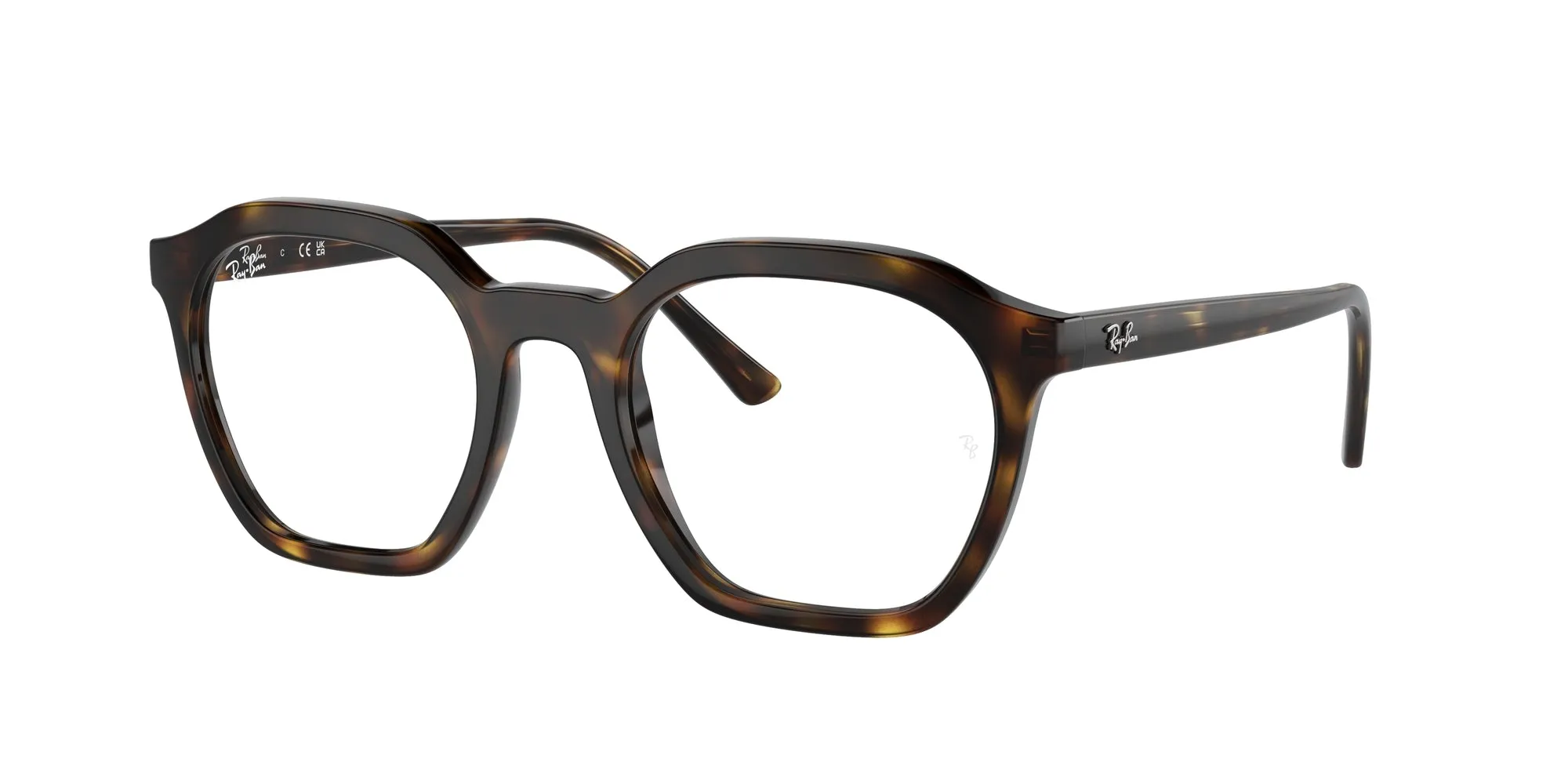Ray - Ban RX7238 ALICE 2012 Montature da vista Acetato Tartaruga Trasparente Geometrica Normale - immagine 1