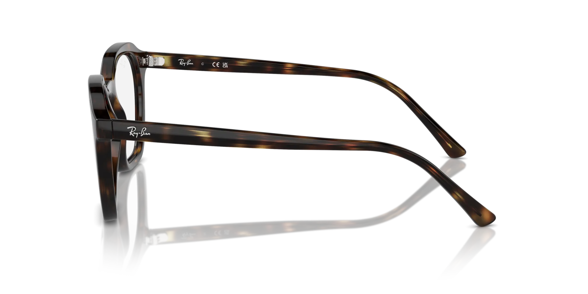 Ray - Ban RX7238 ALICE 2012 Montature da vista Acetato Tartaruga Trasparente Geometrica Normale - immagine 4