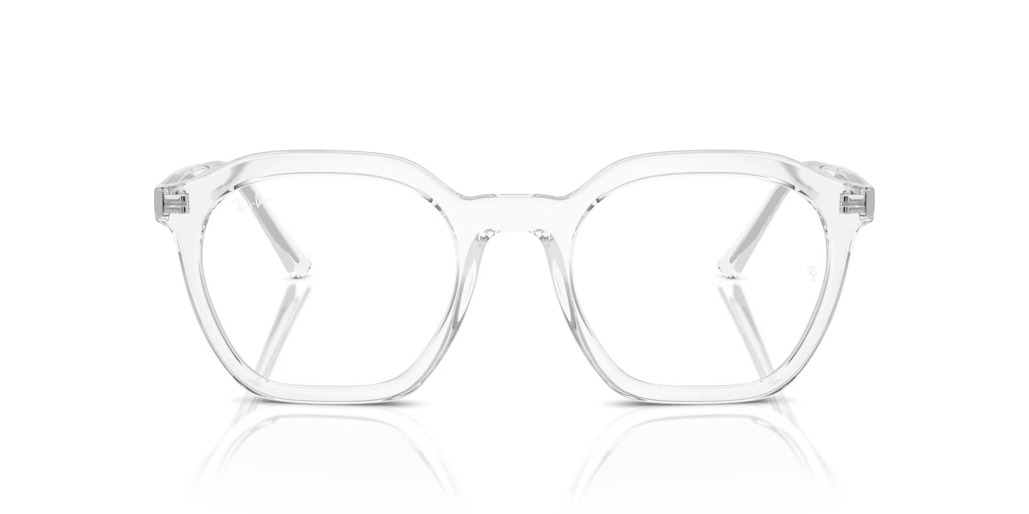 Ray - Ban RX7238 ALICE 2001 Montature da vista Acetato Trasparente Trasparente Geometrica Normale - immagine 3