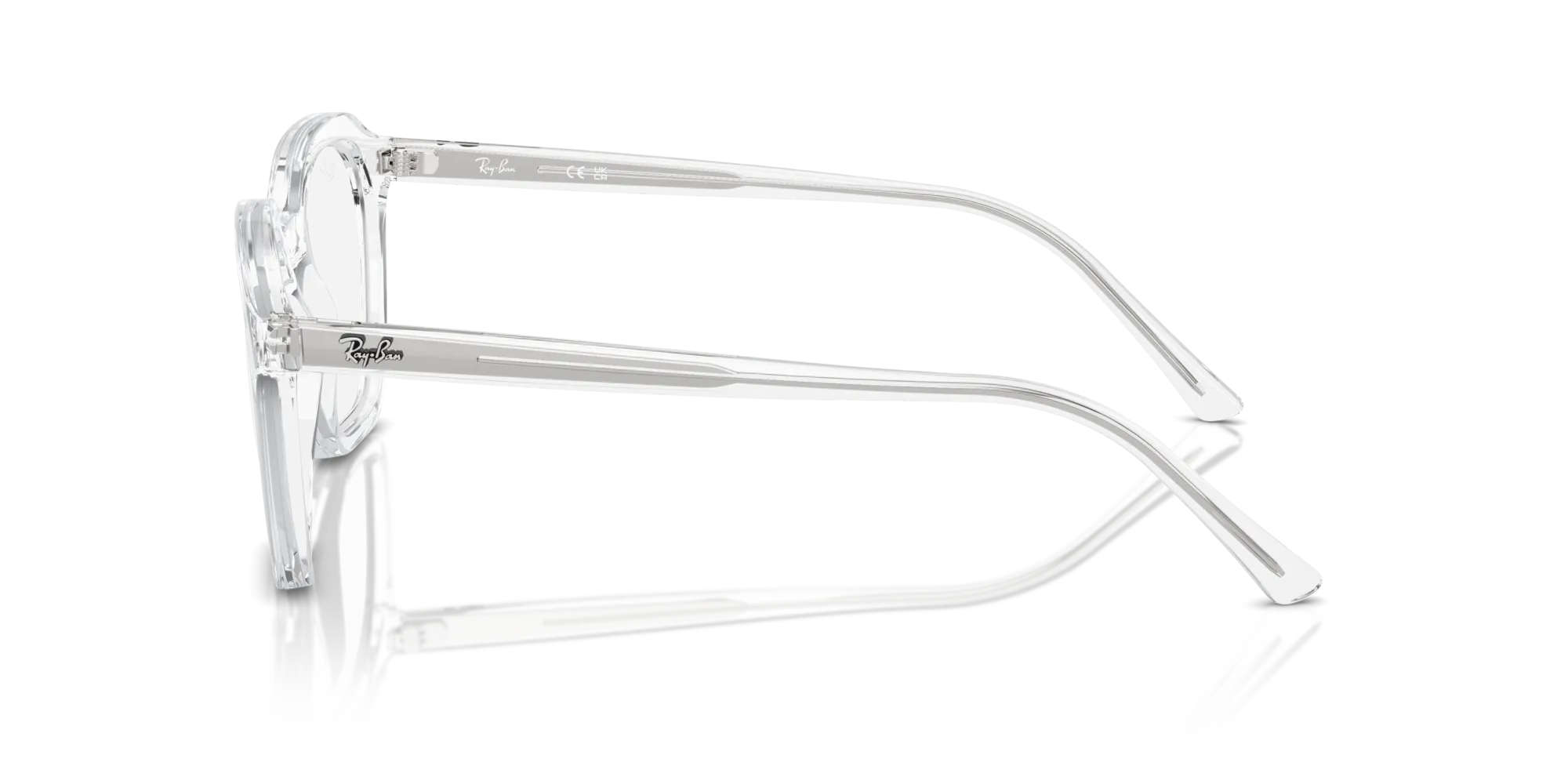 Ray - Ban RX7238 ALICE 2001 Montature da vista Acetato Trasparente Trasparente Geometrica Normale - immagine 4