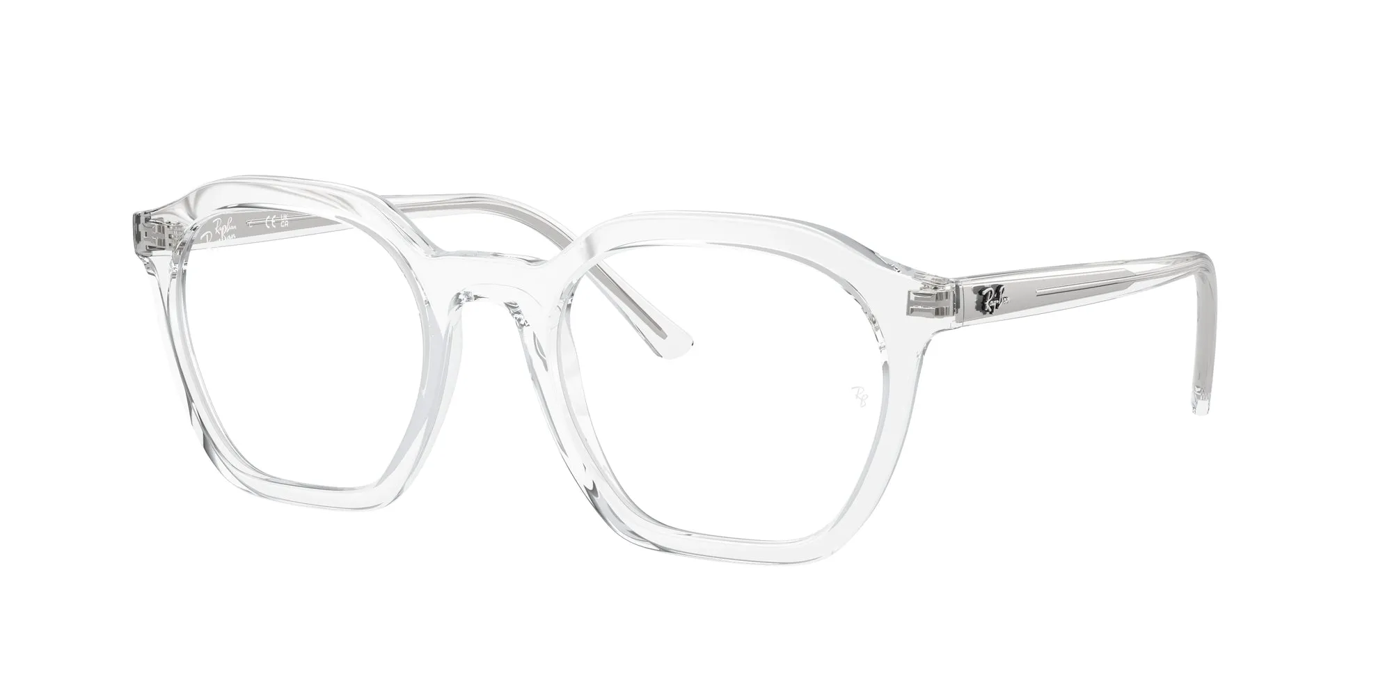 Ray - Ban RX7238 ALICE 2001 Montature da vista Acetato Trasparente Trasparente Geometrica Normale - immagine 1