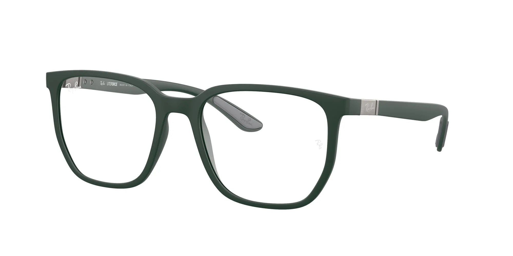 Ray - Ban RX7235 8062 Montature da vista Peek Verde Trasparente Geometrica Normale - immagine 1