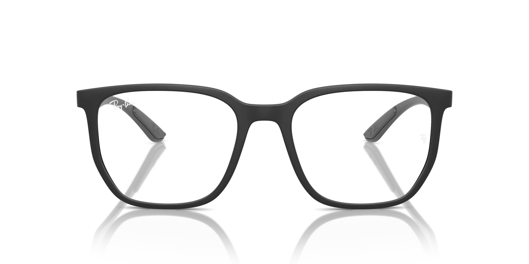 Ray - Ban RX7235 5204 Montature da vista Peek Nero Trasparente Geometrica Normale - immagine 3