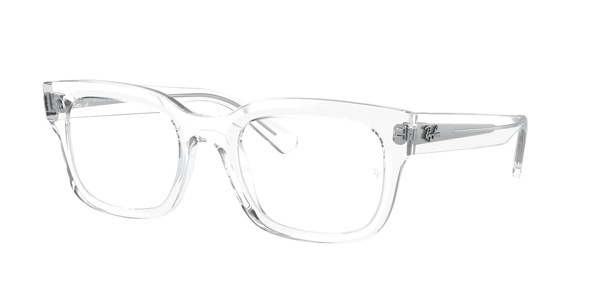 Ray - Ban RX7217 CHAD 8321 Montature da vista Acetato Trasparente Trasparente Squadrata Normale - immagine 1