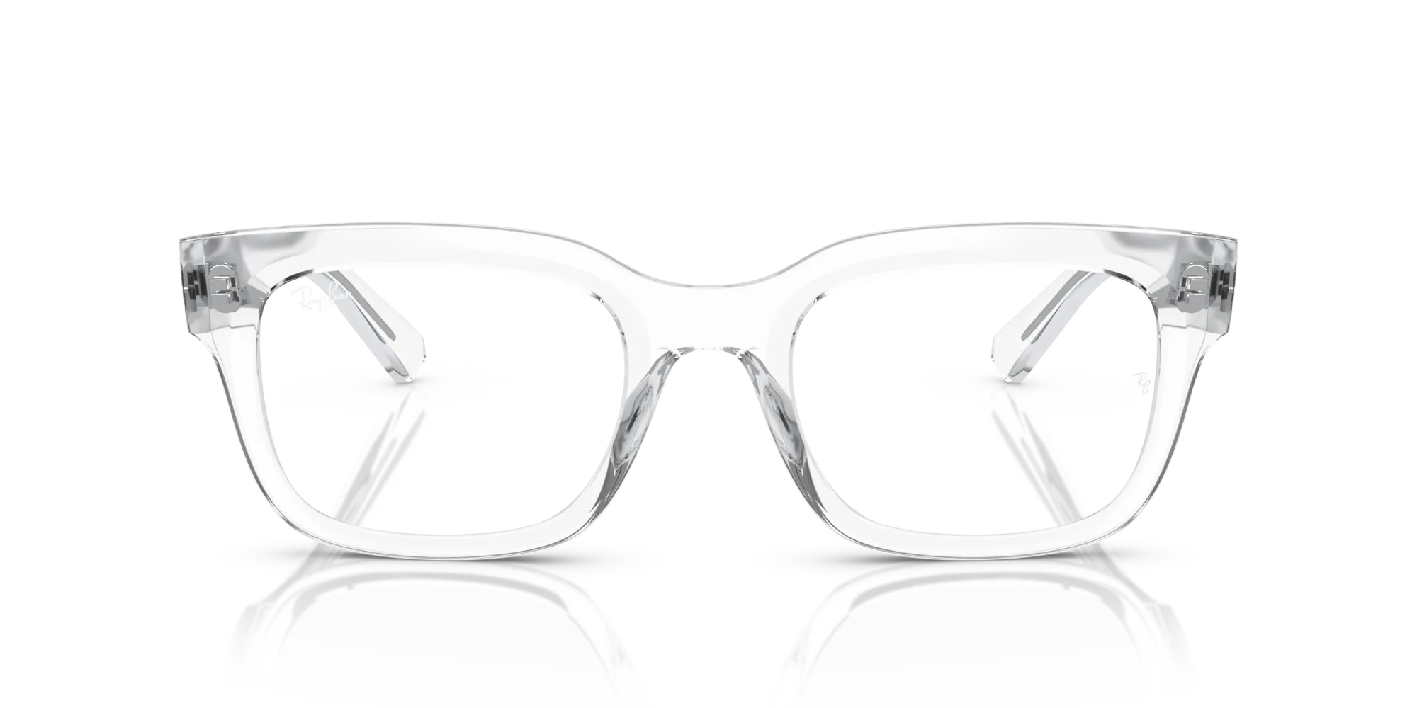 Ray - Ban RX7217 CHAD 8321 Montature da vista Acetato Trasparente Trasparente Squadrata Normale - immagine 3