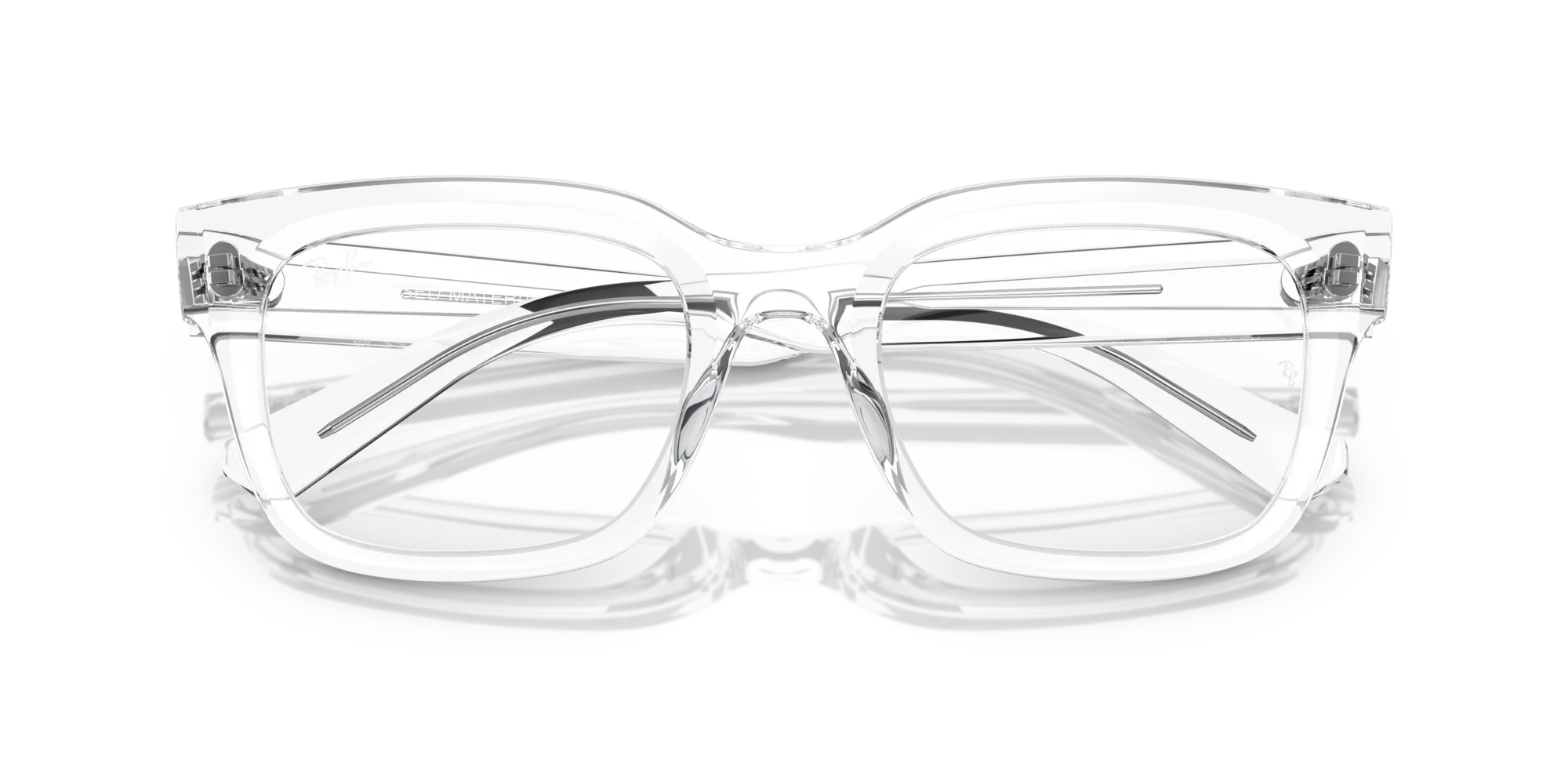 Ray - Ban RX7217 CHAD 8321 Montature da vista Acetato Trasparente Trasparente Squadrata Normale - immagine 2