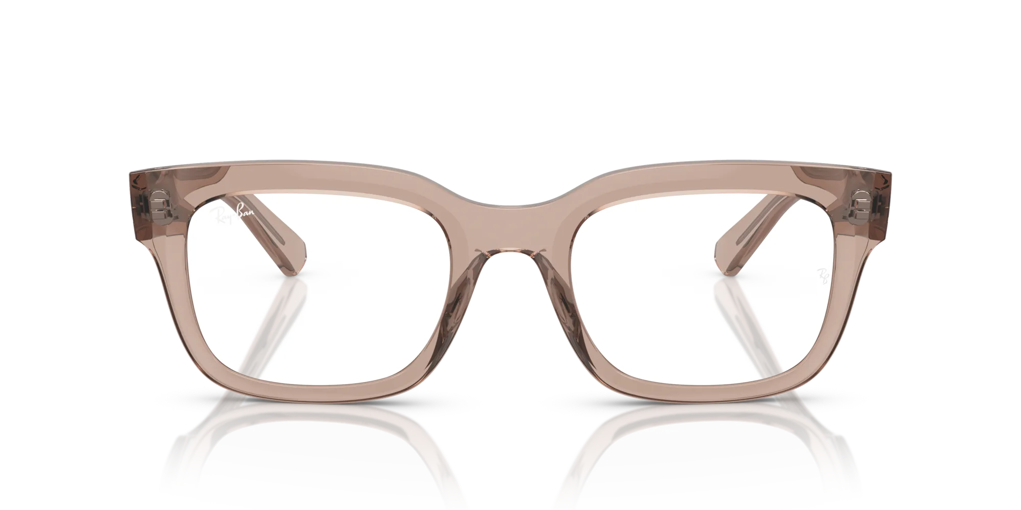 Ray - Ban RX7217 CHAD 8317 Montature da vista Acetato Marrone Trasparente Squadrata Normale - immagine 3