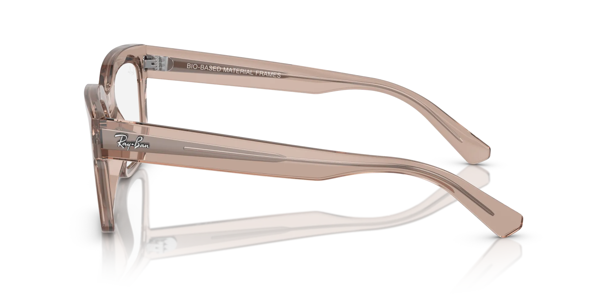 Ray - Ban RX7217 CHAD 8317 Montature da vista Acetato Marrone Trasparente Squadrata Normale - immagine 4