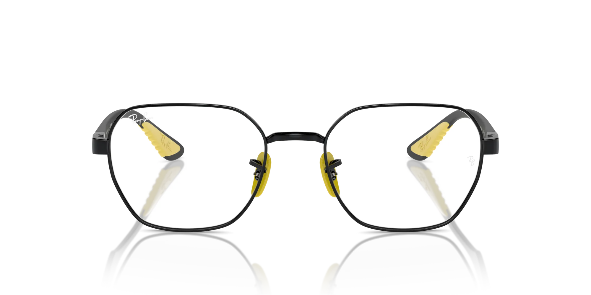 Ray - Ban RX6594M F094 Montature da vista Metallo Nero Trasparente Geometrica Normale - immagine 3