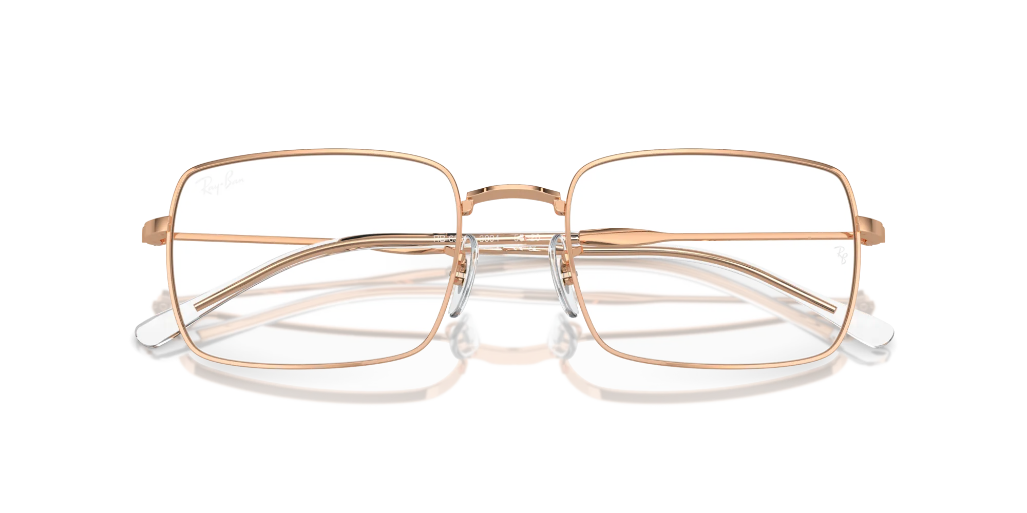 Ray - Ban RX6520 3094 Montature da vista Metallo Oro Trasparente Squadrata Normale - immagine 2