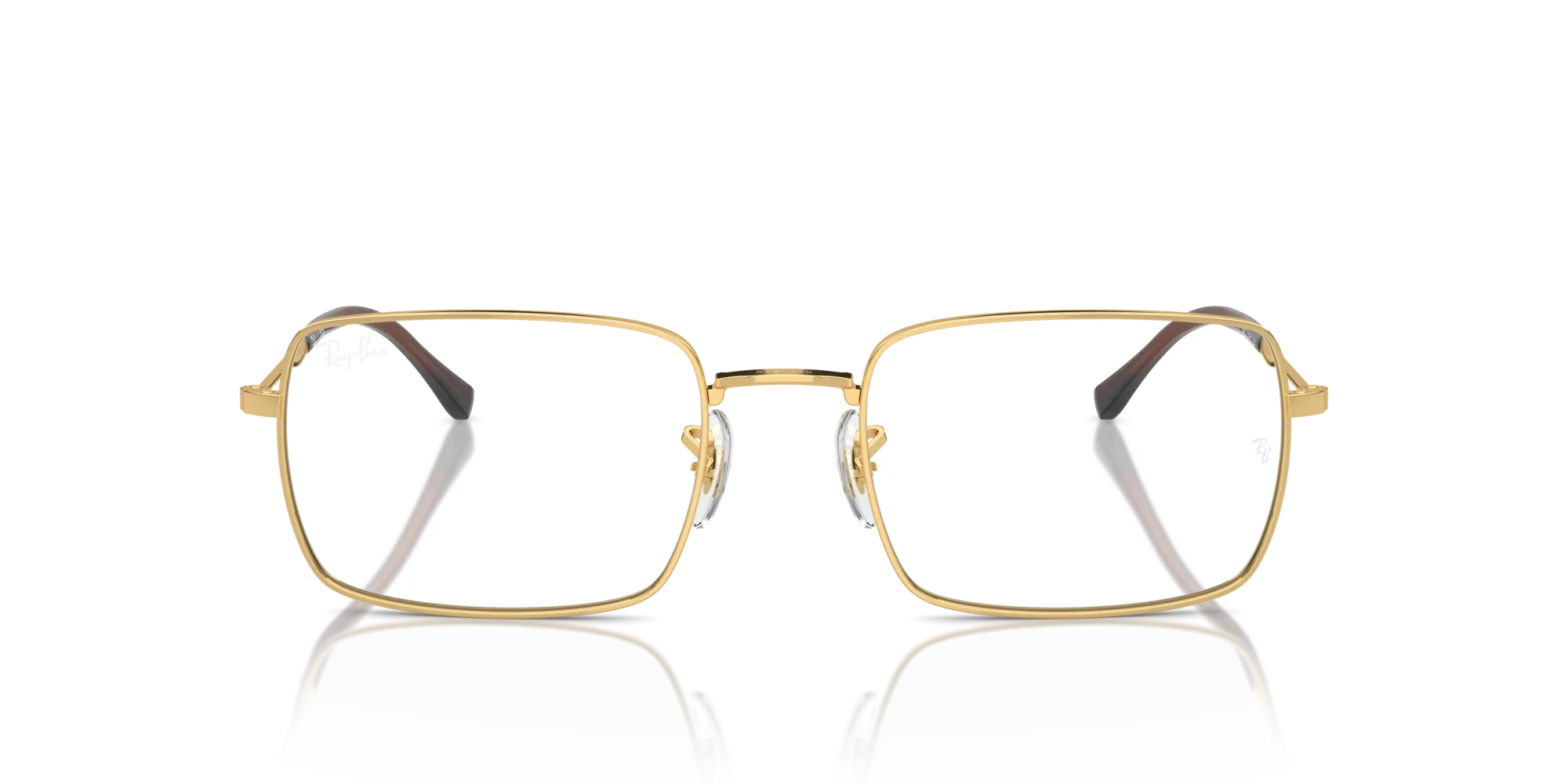Ray - Ban RX6520 2500 Montature da vista Metallo Oro Trasparente Squadrata Normale - immagine 3