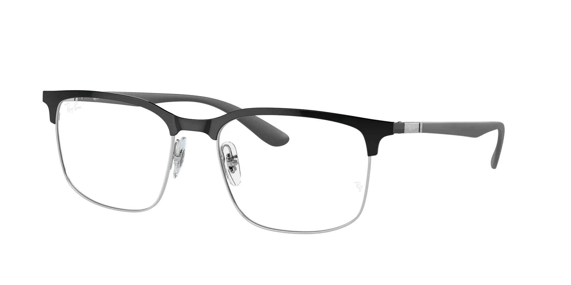 Ray - Ban RX6518 3163 Montature da vista Metallo Nero Trasparente Squadrata Normale - immagine 1
