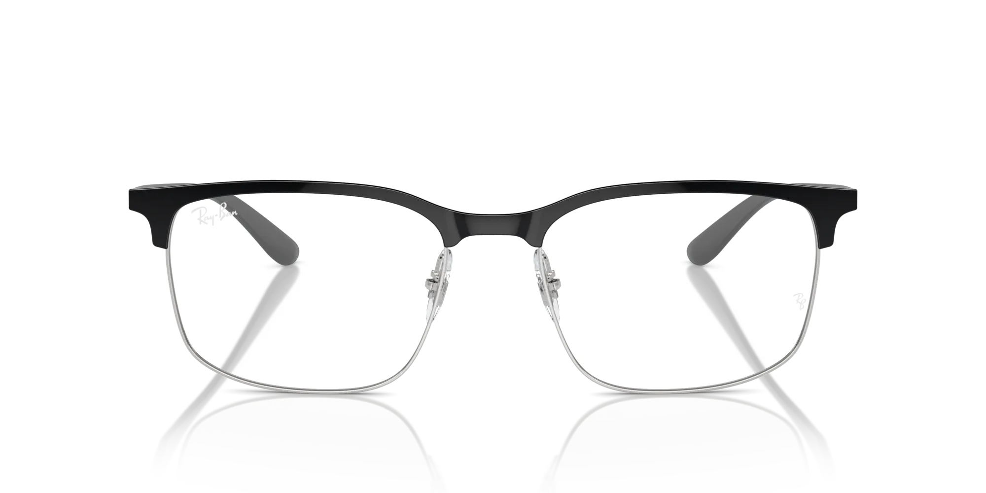 Ray - Ban RX6518 3163 Montature da vista Metallo Nero Trasparente Squadrata Normale - immagine 3