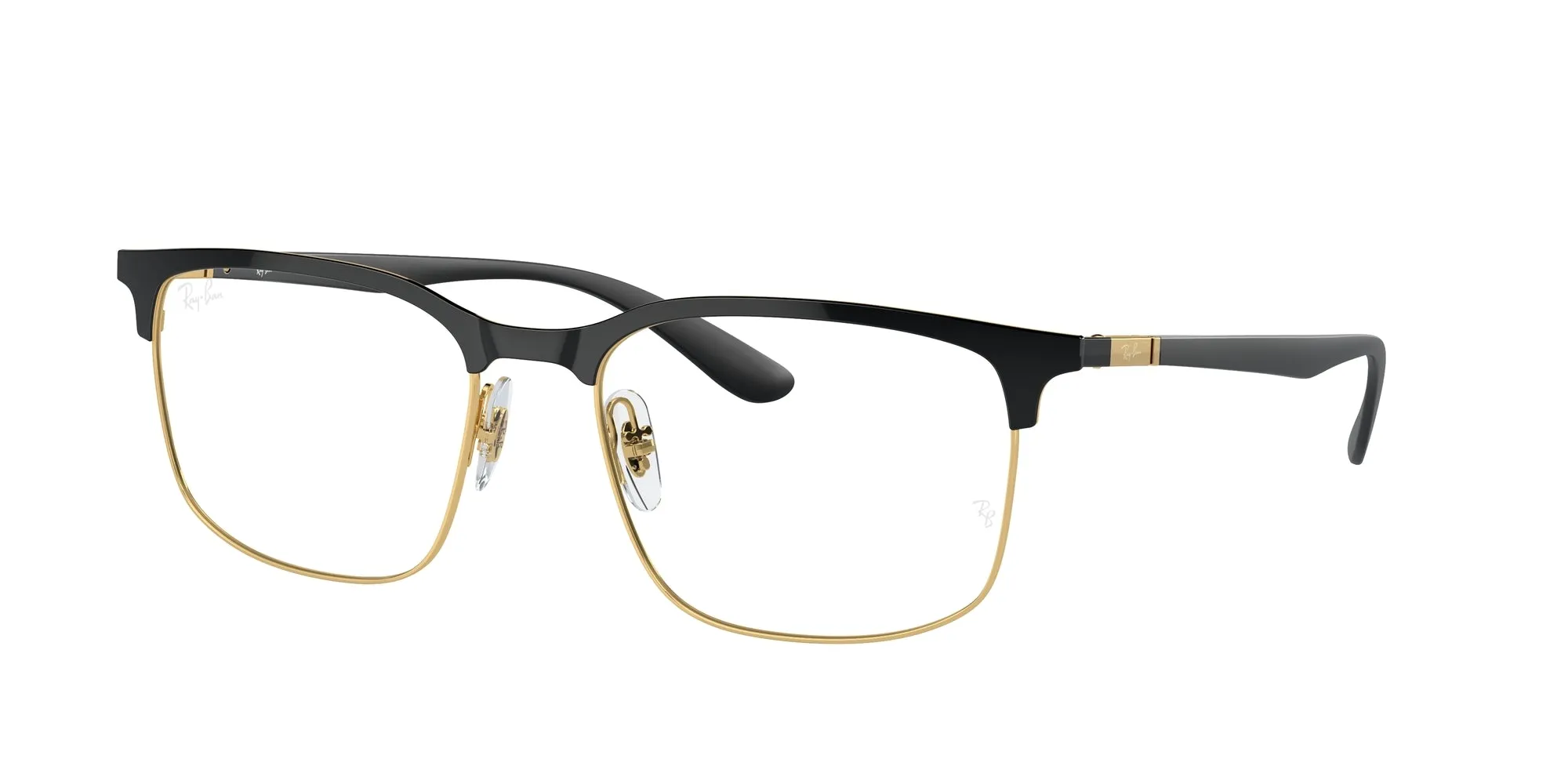 Ray - Ban RX6518 2890 Montature da vista Metallo Nero Trasparente Squadrata Normale - immagine 1