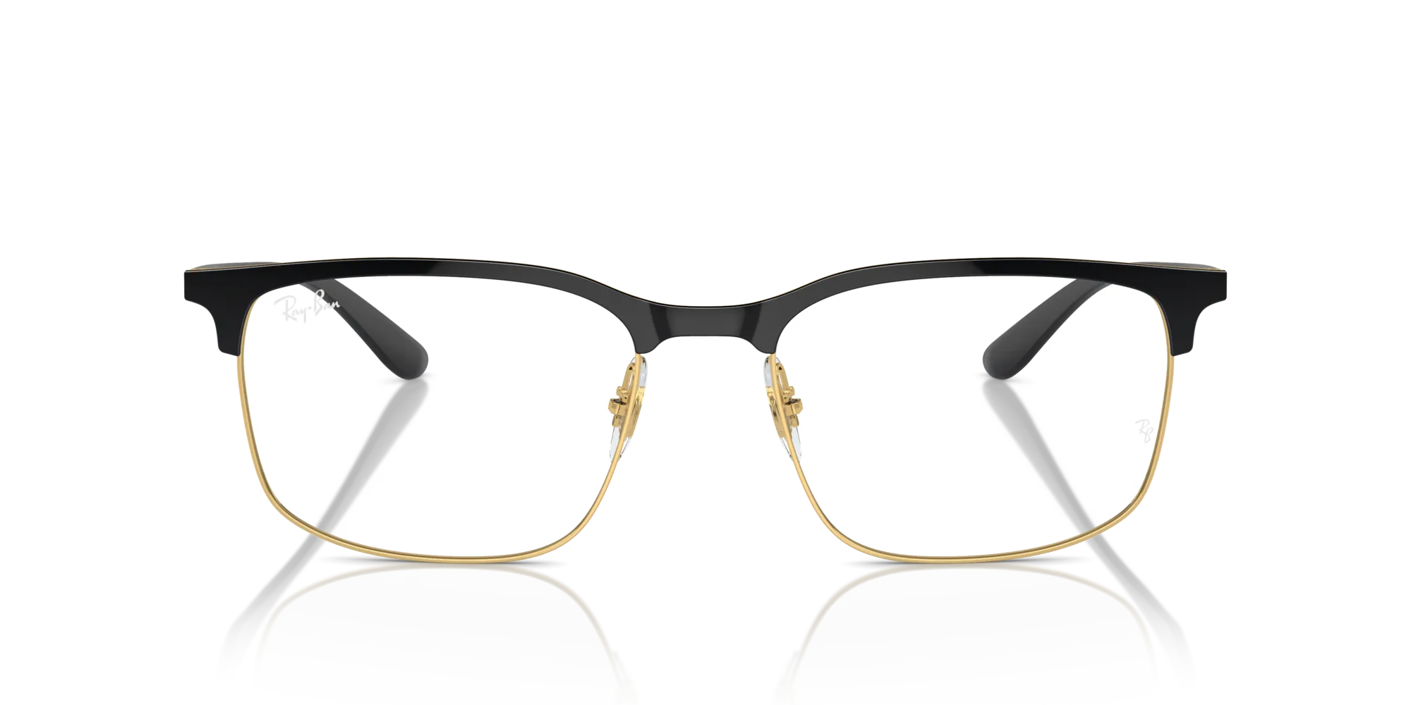 Ray - Ban RX6518 2890 Montature da vista Metallo Nero Trasparente Squadrata Normale - immagine 3