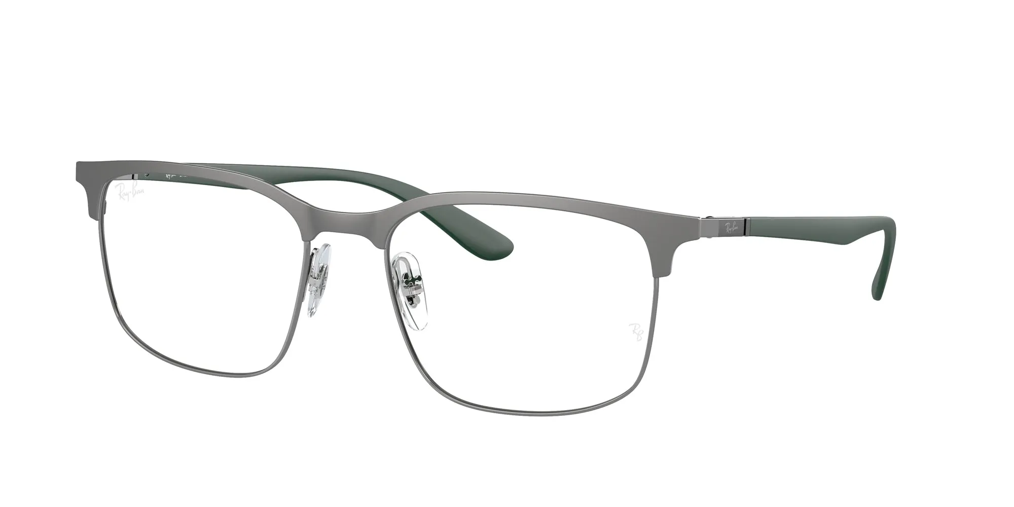 Ray - Ban RX6518 2620 Montature da vista Metallo Grigio Trasparente Squadrata Normale - immagine 1