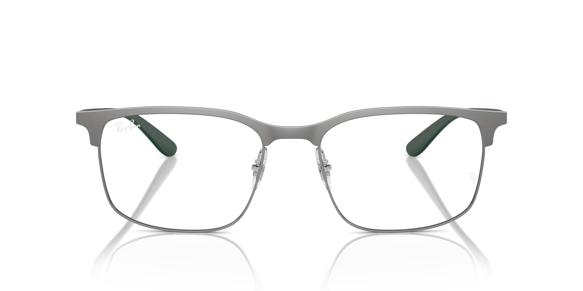 Ray - Ban RX6518 2620 Montature da vista Metallo Grigio Trasparente Squadrata Normale - immagine 3