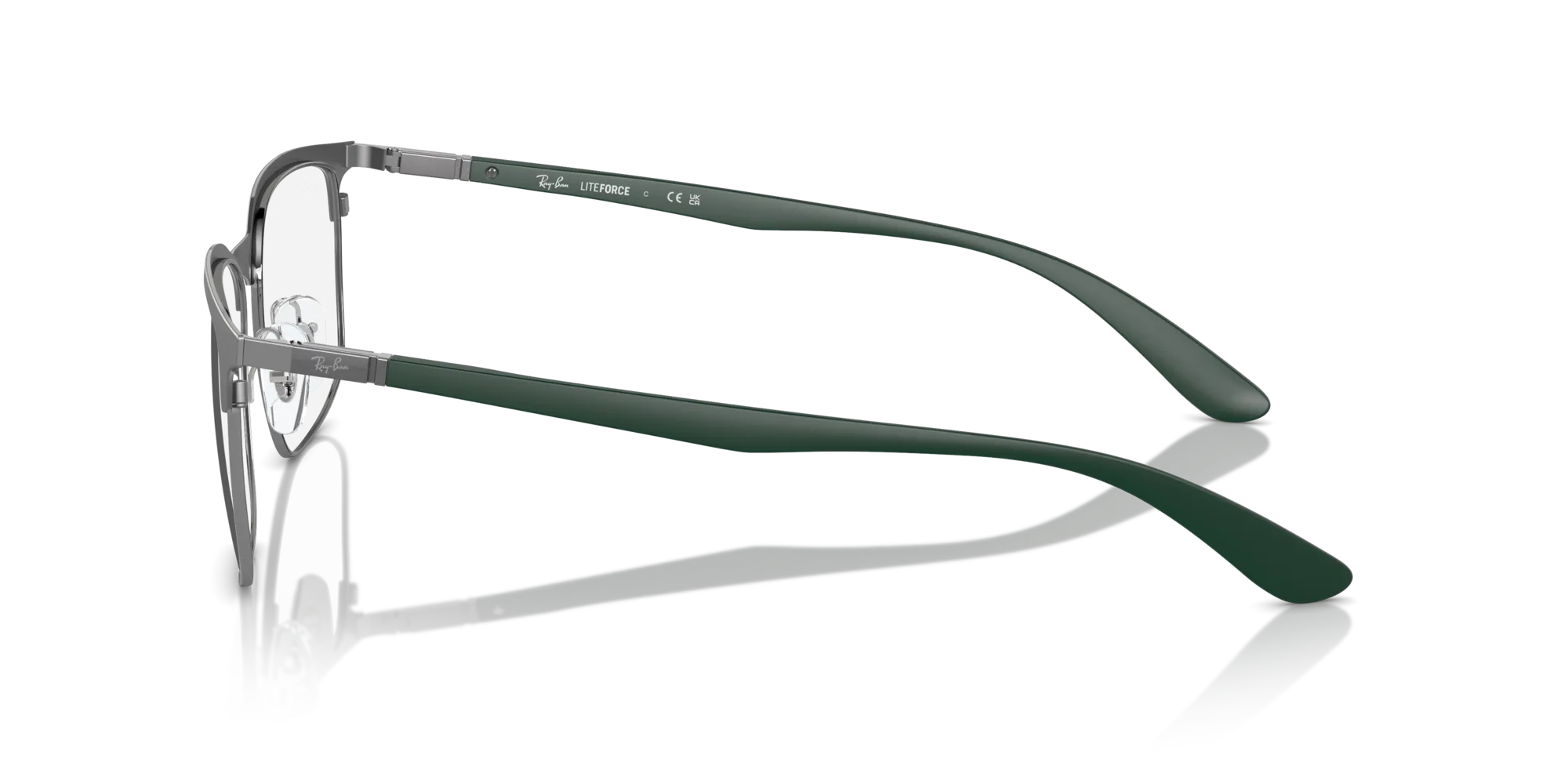 Ray - Ban RX6518 2620 Montature da vista Metallo Grigio Trasparente Squadrata Normale - immagine 4