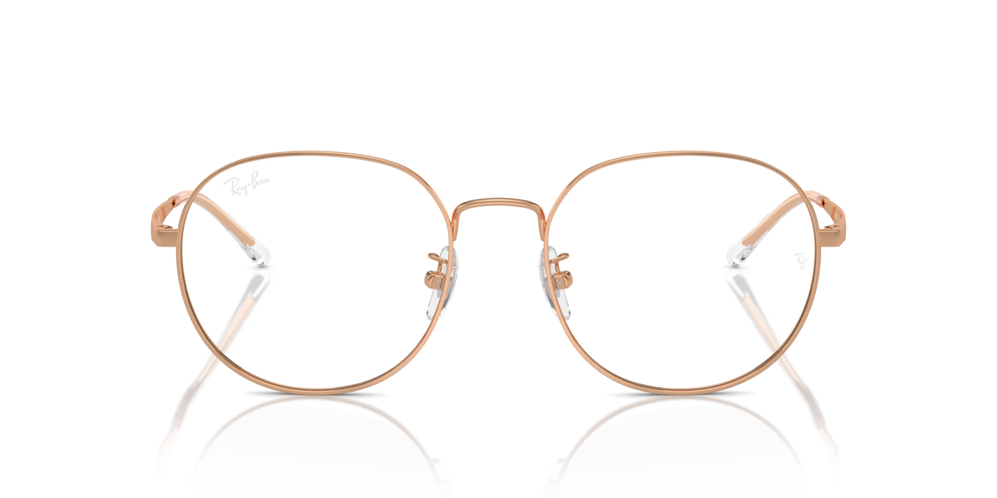 Ray - Ban RX6517D 3094 Montature da vista Metallo Oro Trasparente Pantos Normale - immagine 3