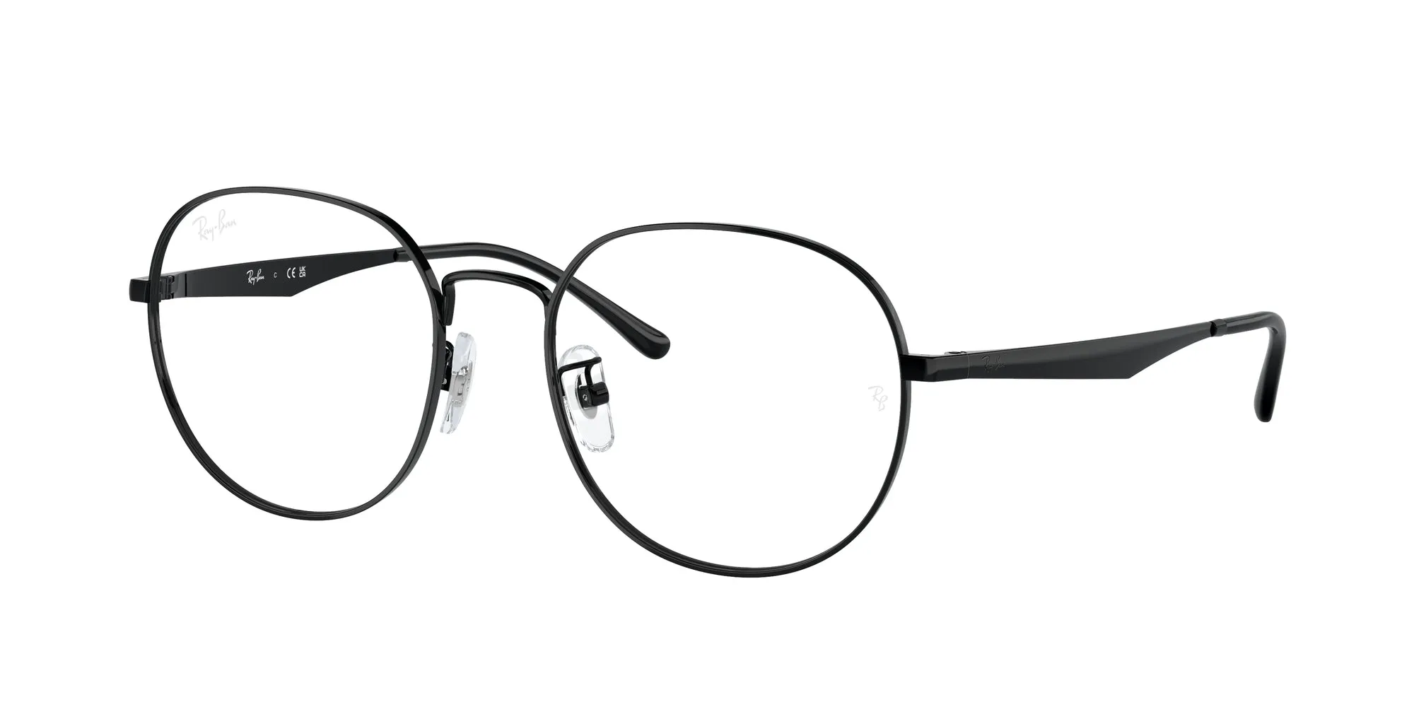 Ray - Ban RX6517D 2509 Montature da vista Metallo Nero Trasparente Pantos Normale - immagine 1