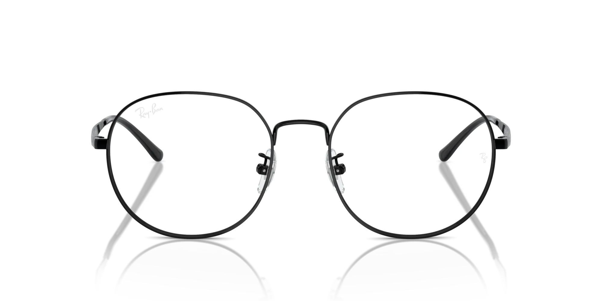 Ray - Ban RX6517D 2509 Montature da vista Metallo Nero Trasparente Pantos Normale - immagine 3