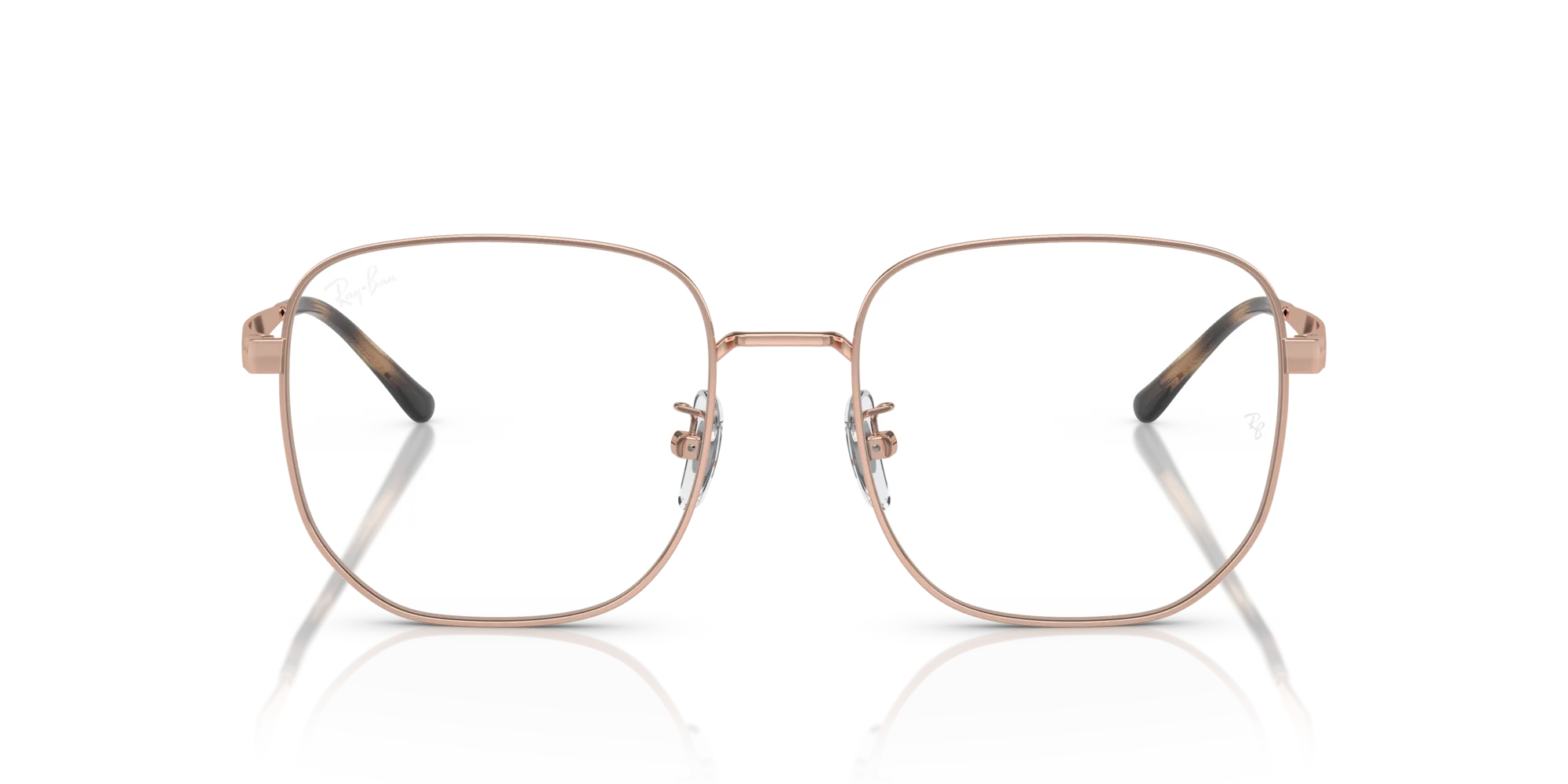 Ray - Ban RX6503D 2943 Montature da vista Metallo Bronzo Trasparente Geometrica Normale - immagine 3