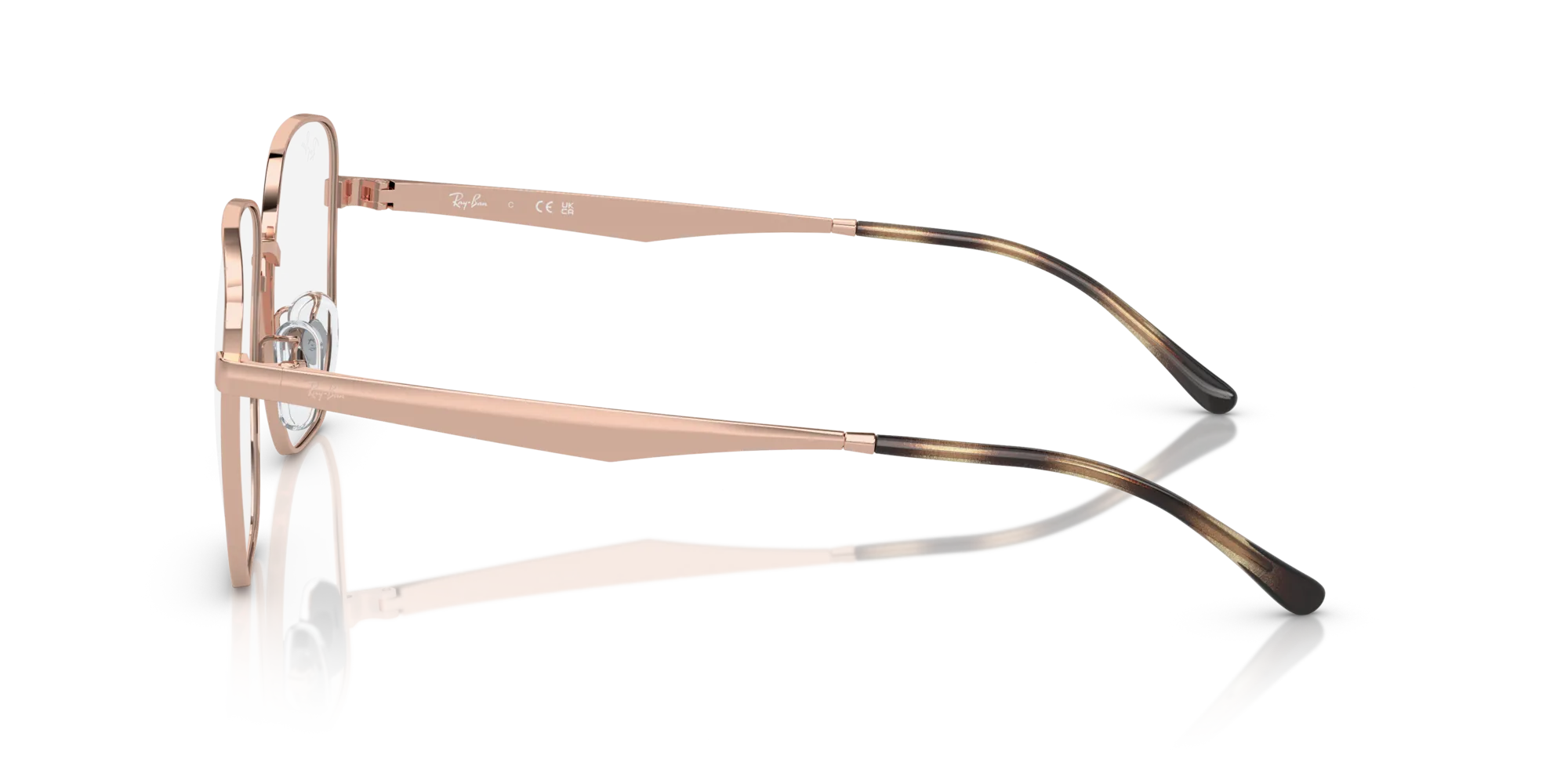 Ray - Ban RX6503D 2943 Montature da vista Metallo Bronzo Trasparente Geometrica Normale - immagine 4