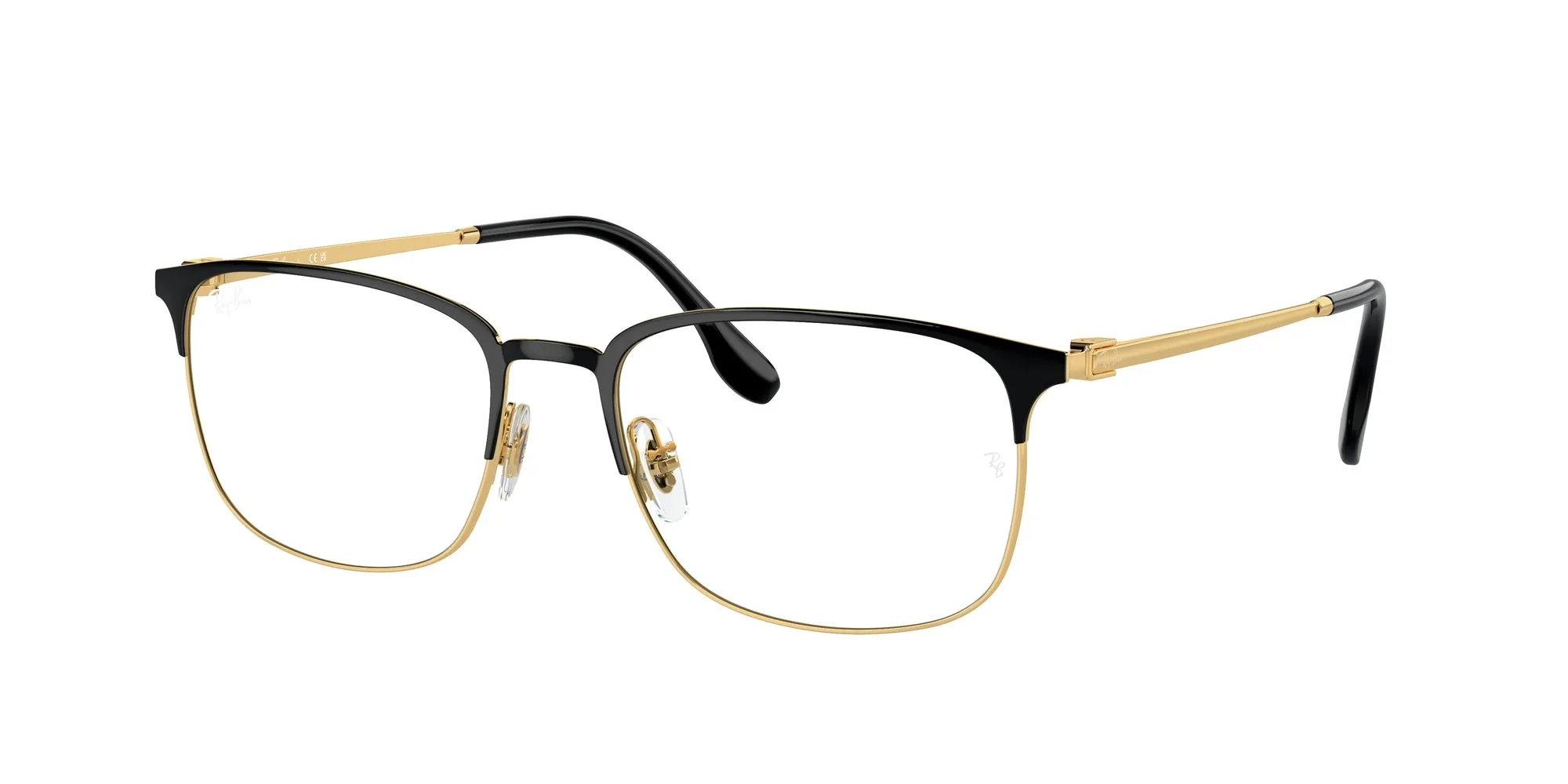 Ray - Ban RX6494 2991 Montature da vista Metallo Nero Trasparente Pillow Normale - immagine 1