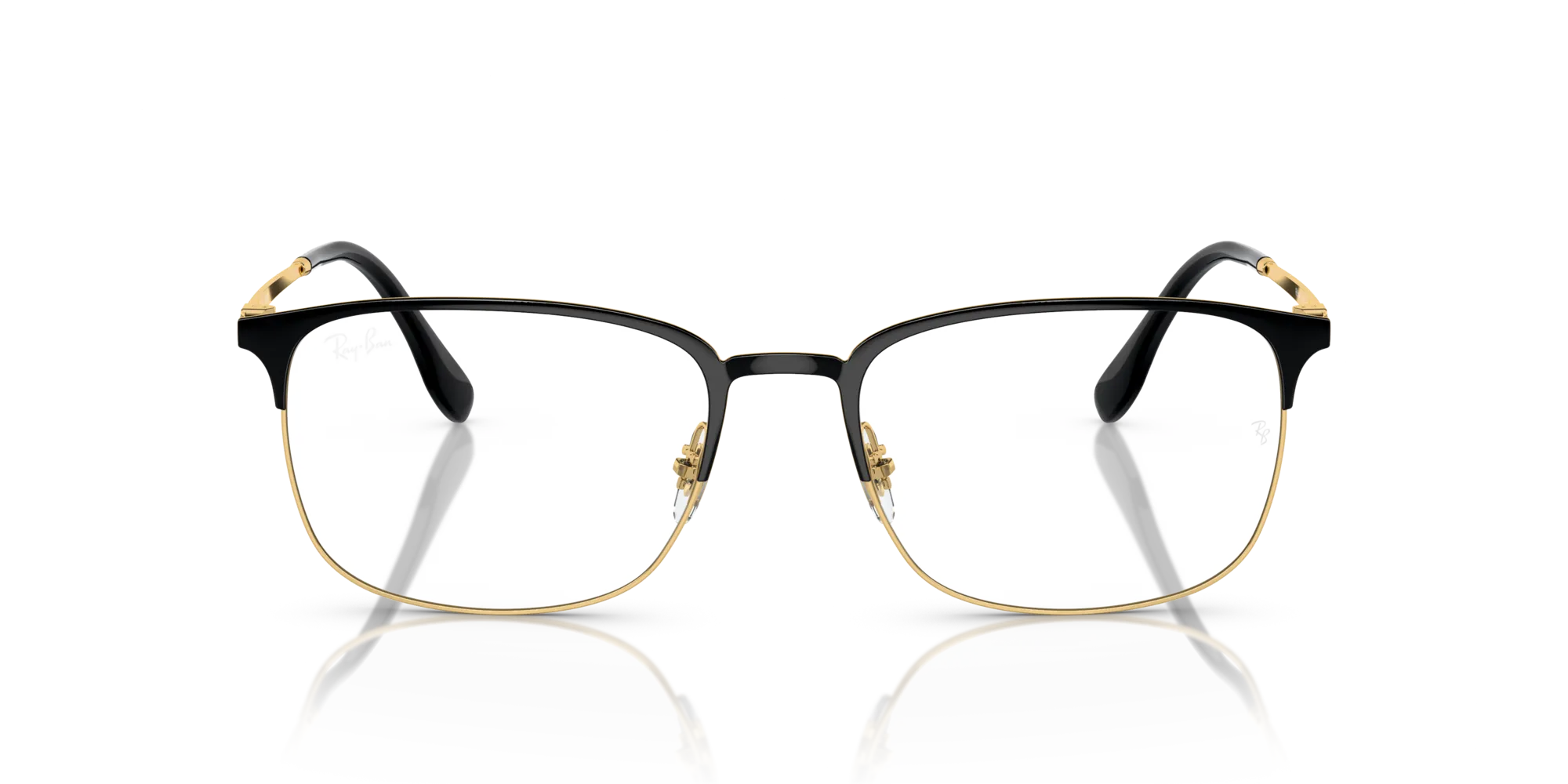 Ray - Ban RX6494 2991 Montature da vista Metallo Nero Trasparente Pillow Normale - immagine 3