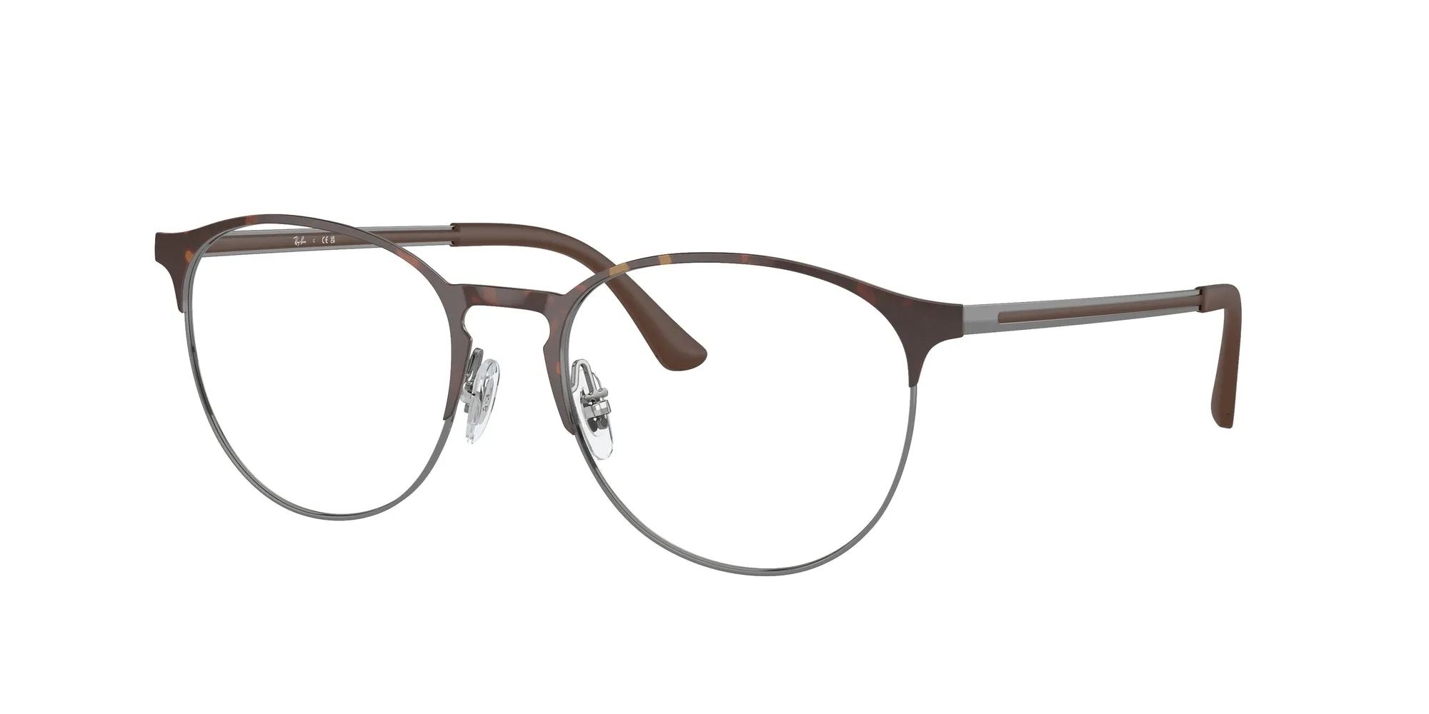 Ray - Ban RX6375 3172 Montature da vista Metallo Tartaruga Trasparente Pantos Normale - immagine 1
