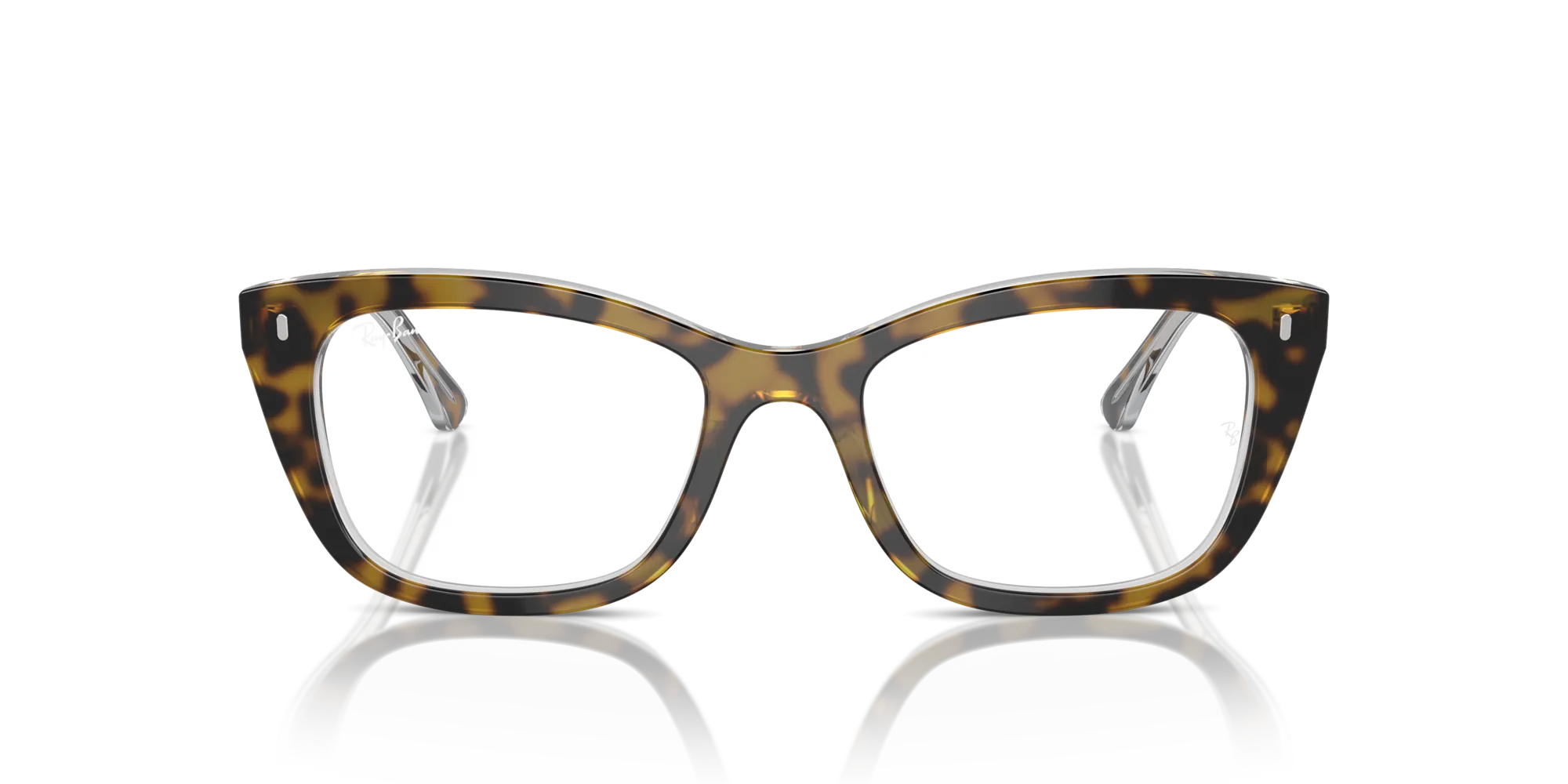Ray - Ban RX5433 5082 Montature da vista Acetato Marrone Trasparente Pillow Normale - immagine 3