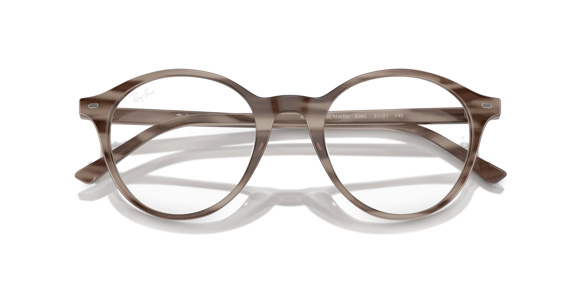 Ray - Ban RX5430 BERNARD 8360 Montature da vista Acetato Grigio Trasparente Pantos Normale - immagine 2