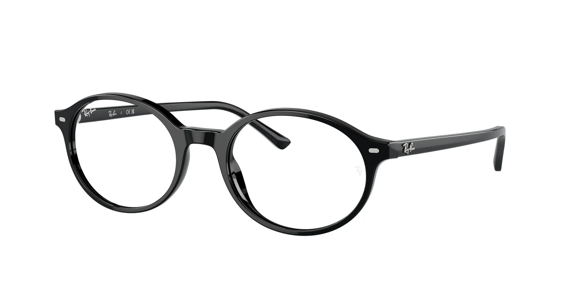 Ray - Ban RX5429 GERMAN 2000 Montature da vista Acetato Nero Trasparente Rotonda Normale - immagine 1